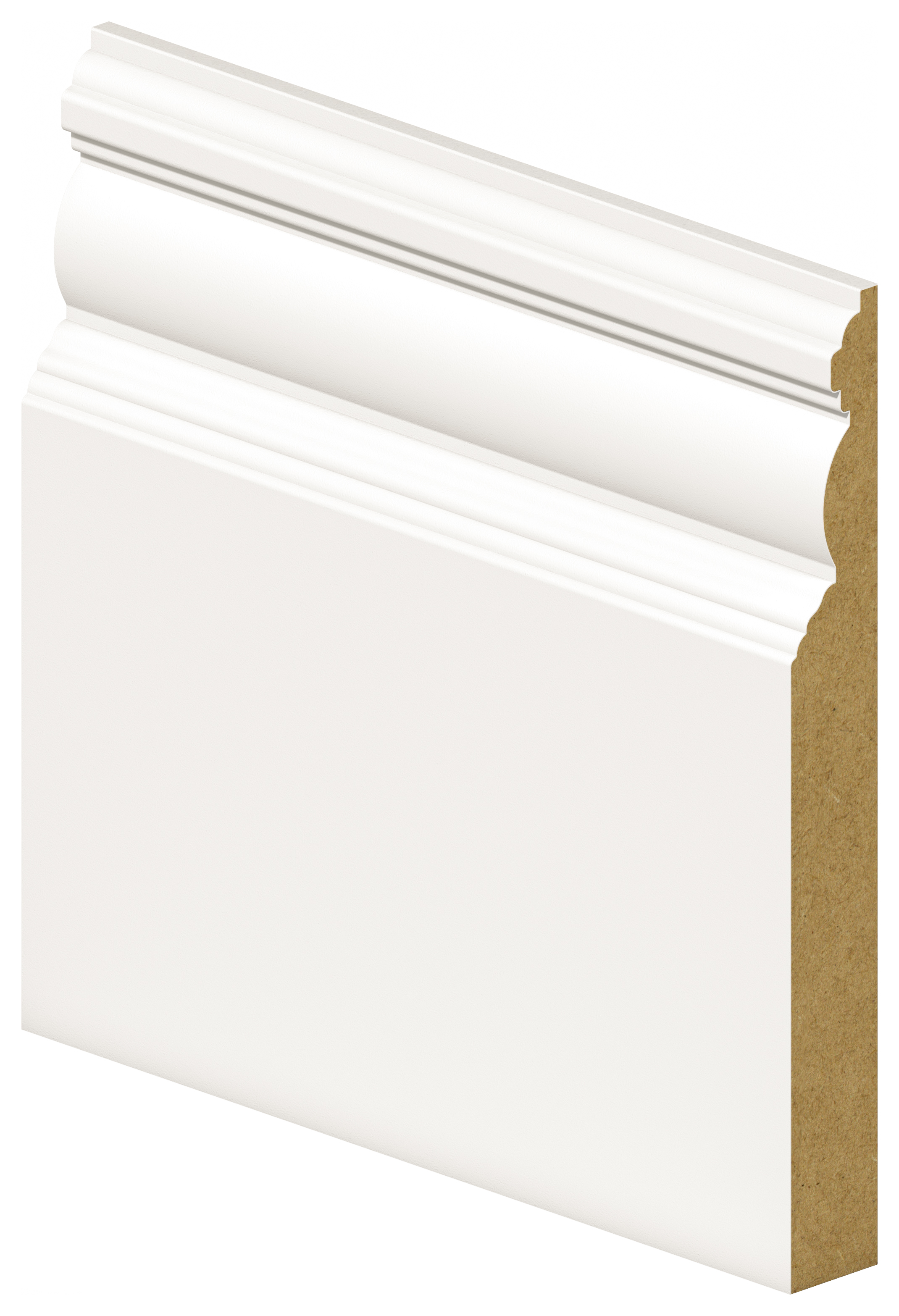 Edwardian Primed MDF Skirting - 18 x 144 x 4200mm