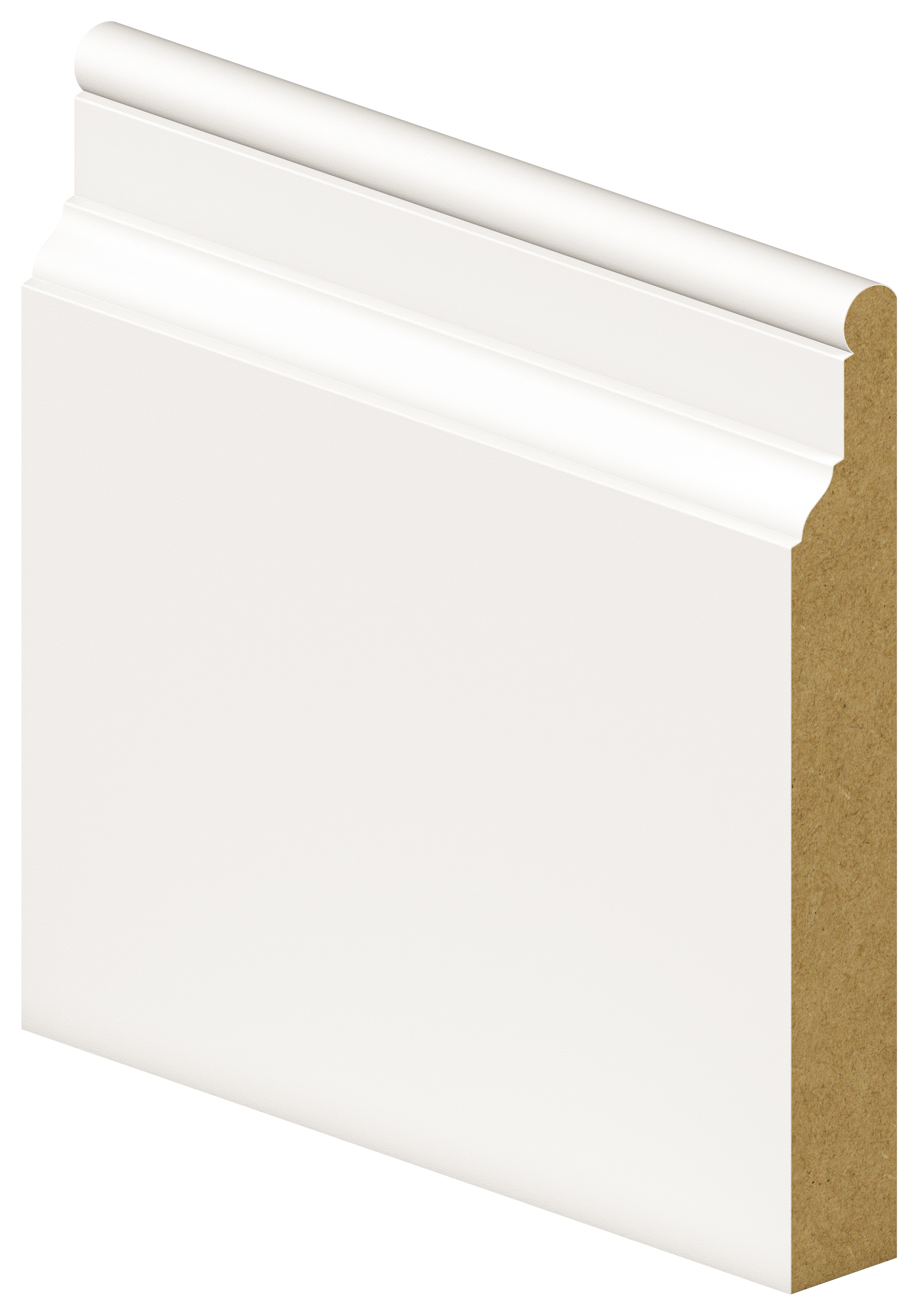 Classic Primed MDF Skirting - 22 x 119 x 4200mm