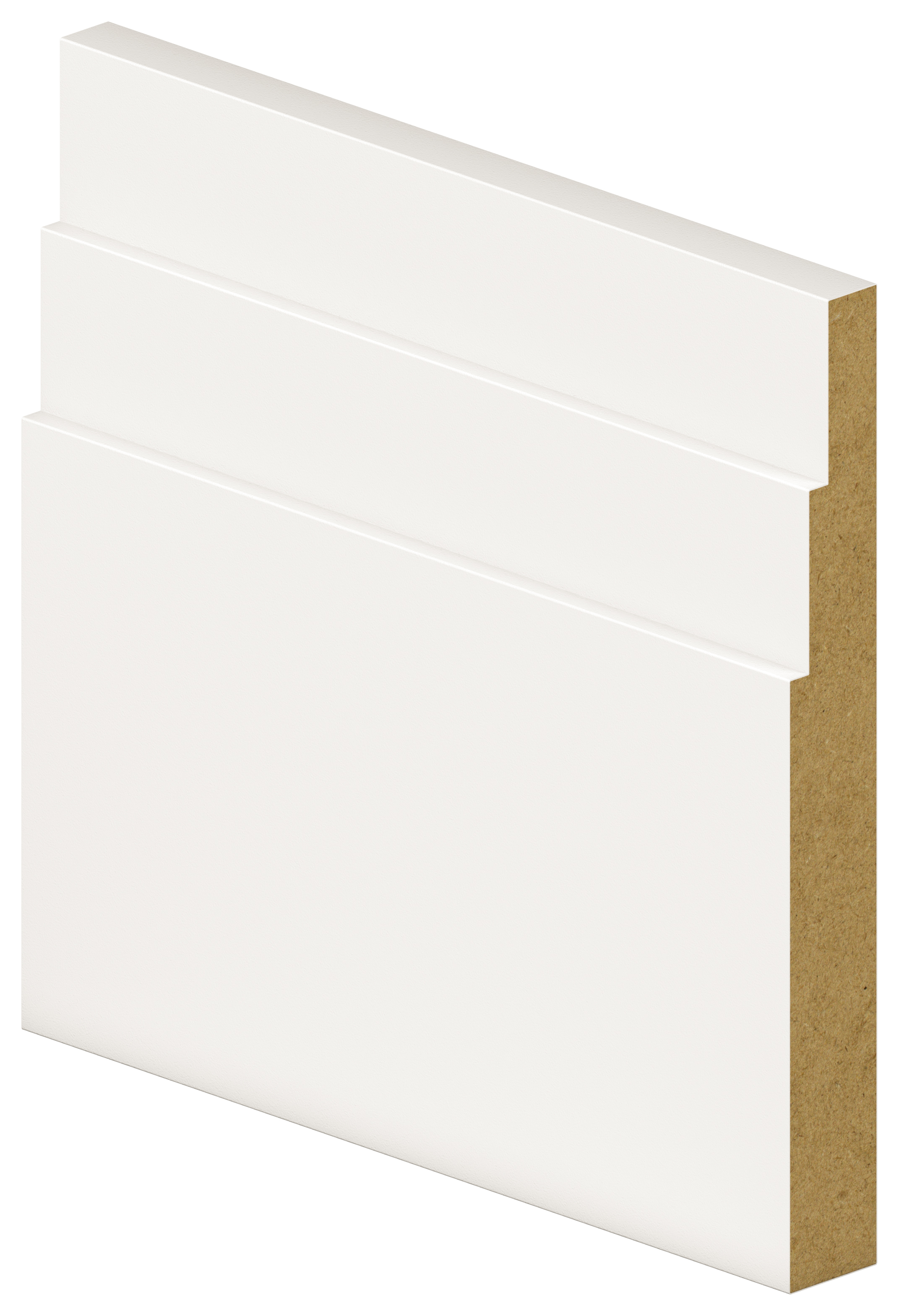 Square Stepped Primed MDF Architrave - 18 x 69 x 2200mm - Pack of 5