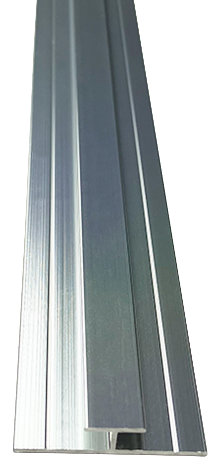 Wetwall Alloy Polished Silver H-Section - 2440mm