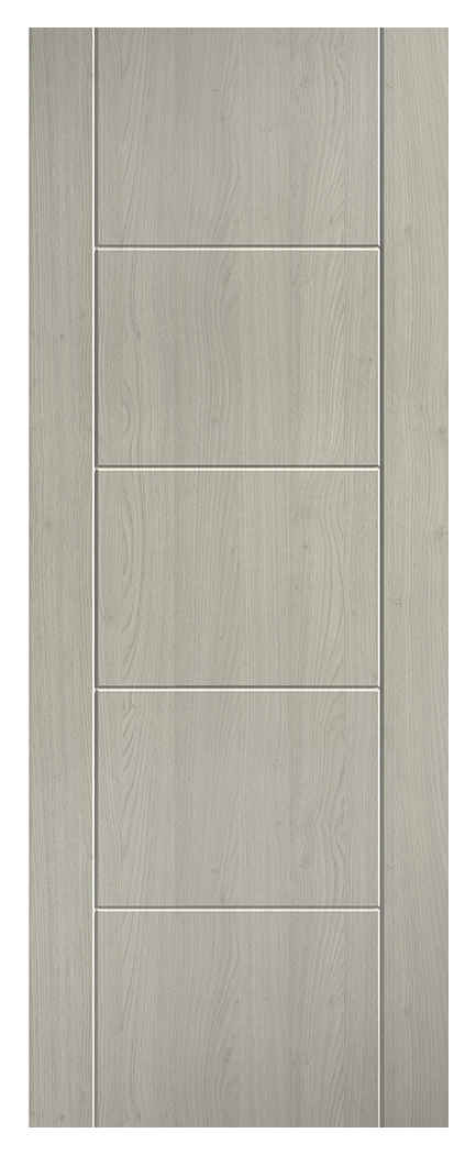 LPD Internal Laminate Ladder Pre-Finished Light Grey Door - 1981mm