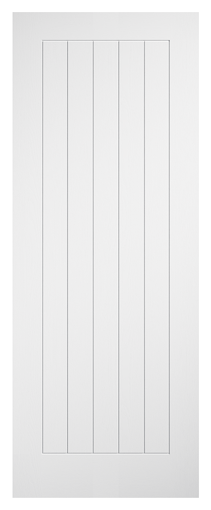 LPD Internal Laminate Cottage Pre-Finished White FD30 Fire Door - 686 x 1981mm