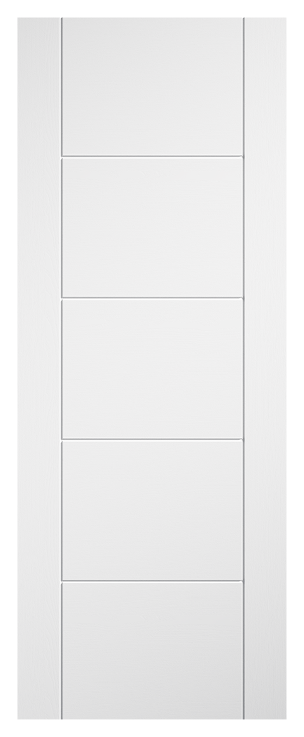 LPD Internal Laminate Ladder Pre-Finished White FD30 Fire Door - 686 x 1981mm