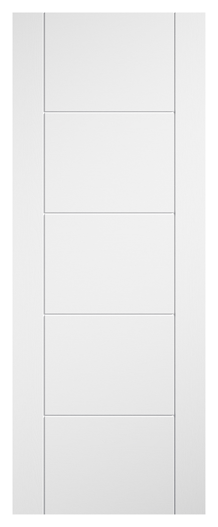LPD Internal Laminate Ladder Pre-Finished White FD30 Fire Door - 762 x 1981mm