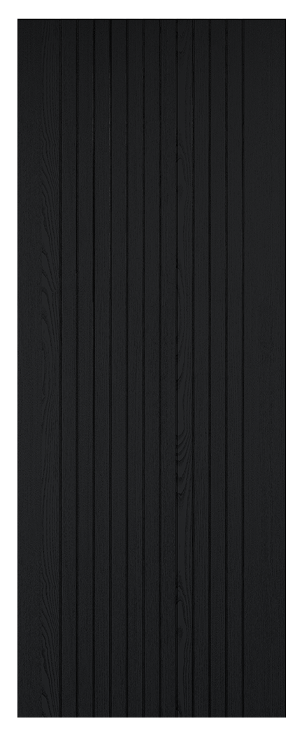 LPD Internal Laminate Sydney Pre-Finished Black FD30 Fire Door - 762 x 1981mm