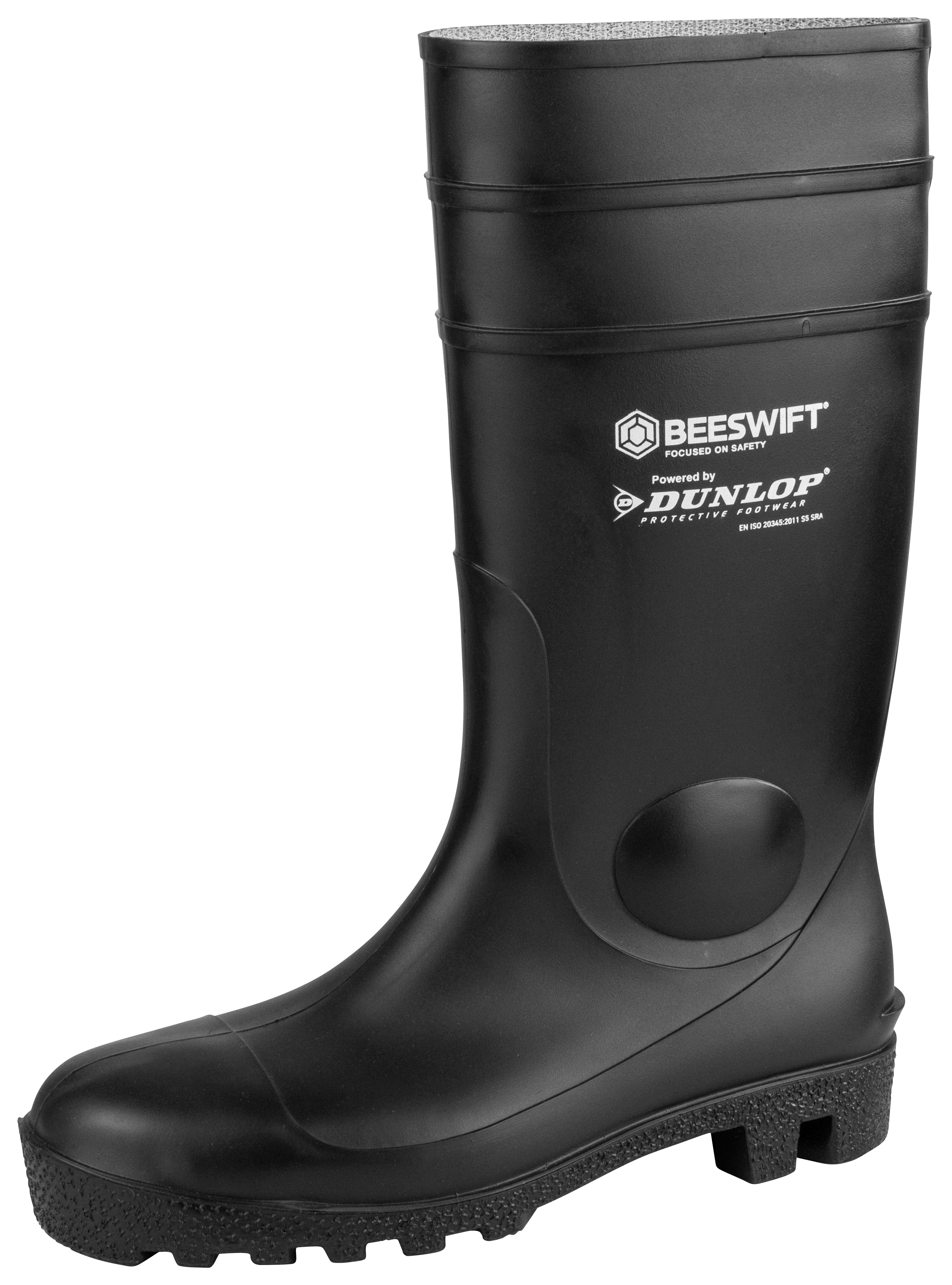 Dunlop Aston Black Safety Wellington Boot - Size 11