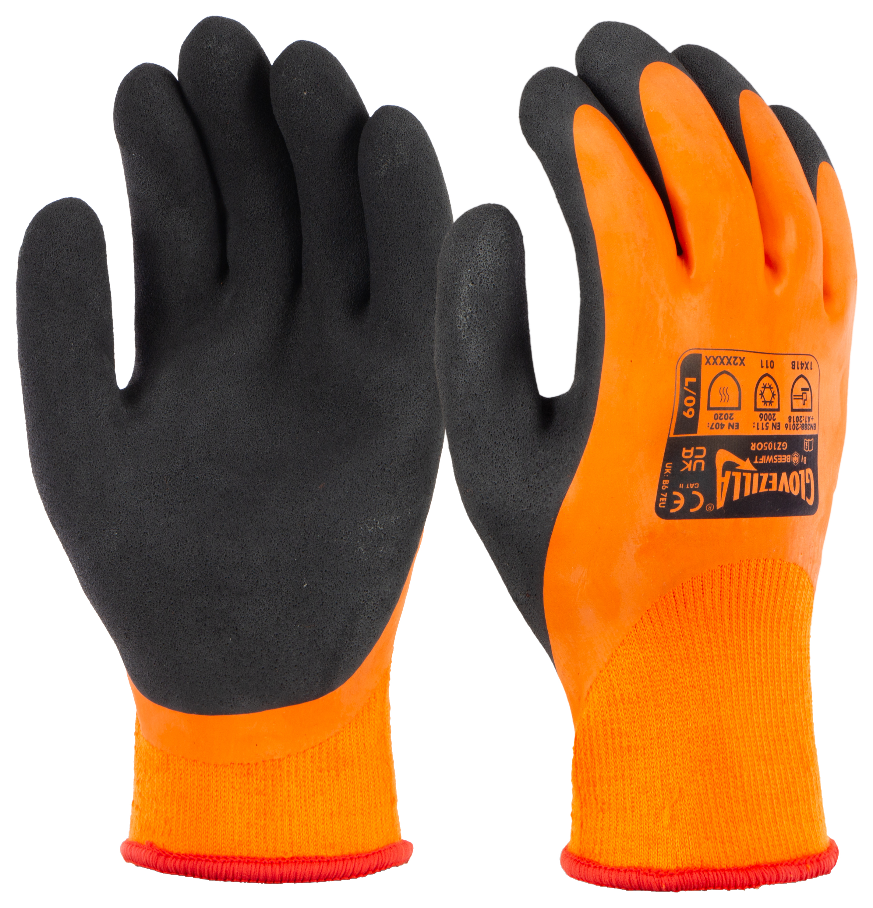 Beeswift Glovezilla Latex Thermal Glove - L