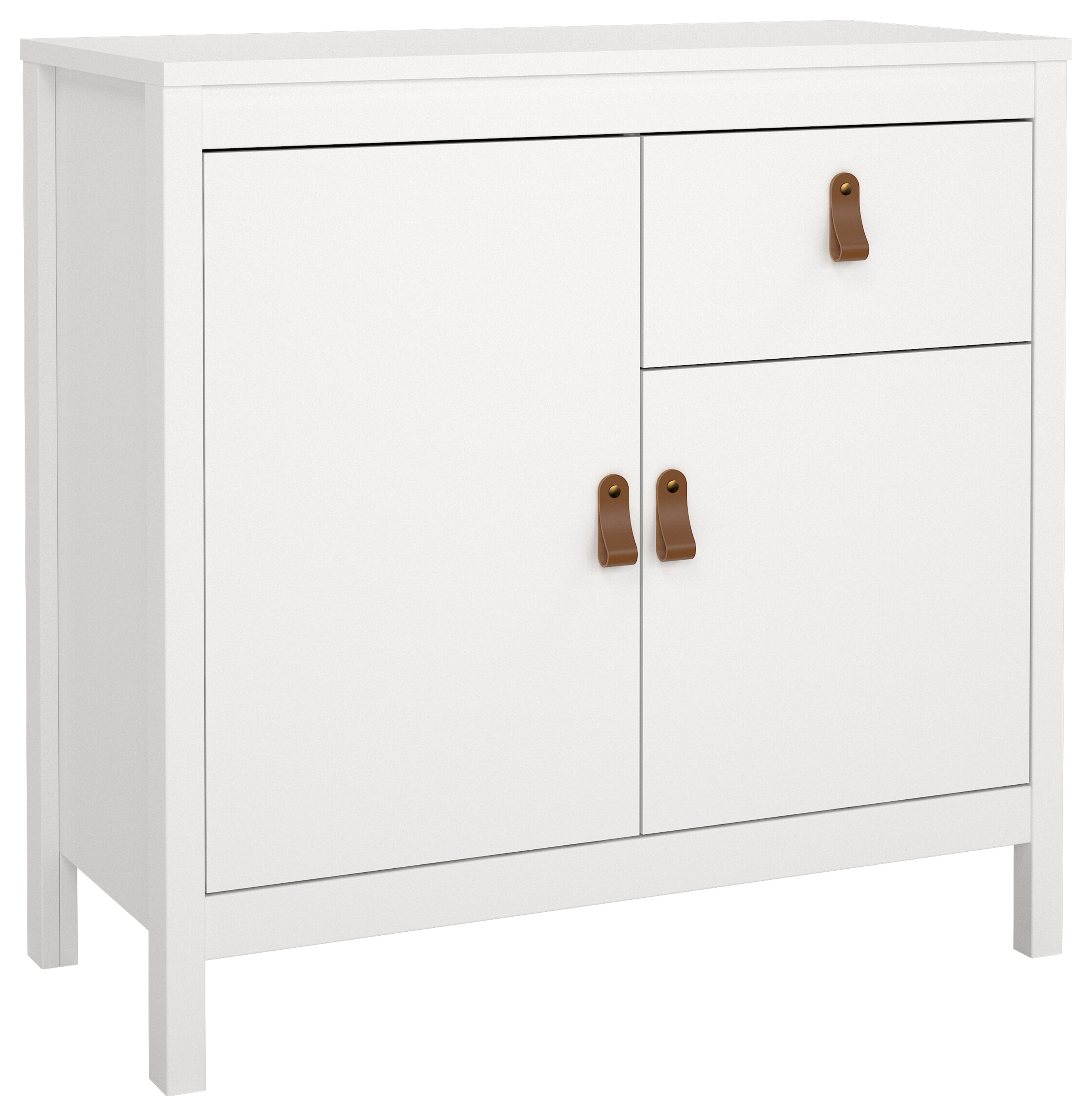 Barcelona Sideboard with 2 Doors & 1 Drawer - White