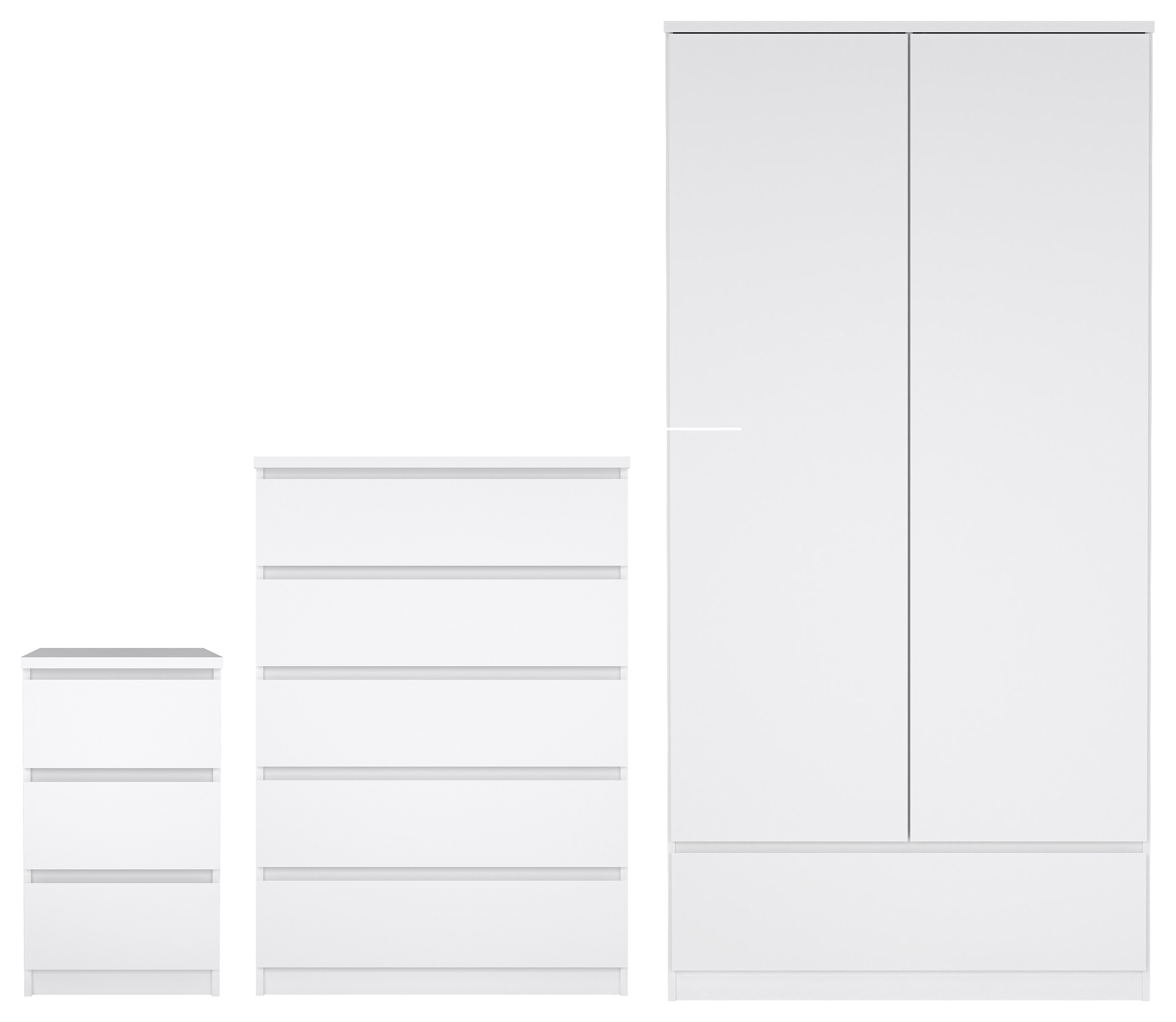 Naia Bedroom Furniture Package - White