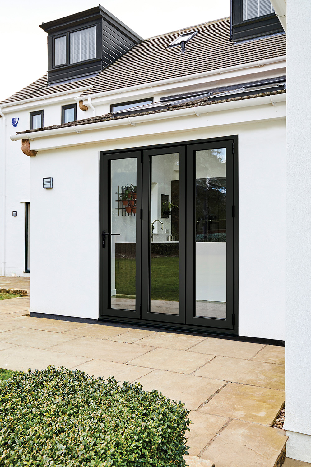 LPD Aluvu Anthracite Grey Right Hand External Bi-Fold Door Set - 2090mm