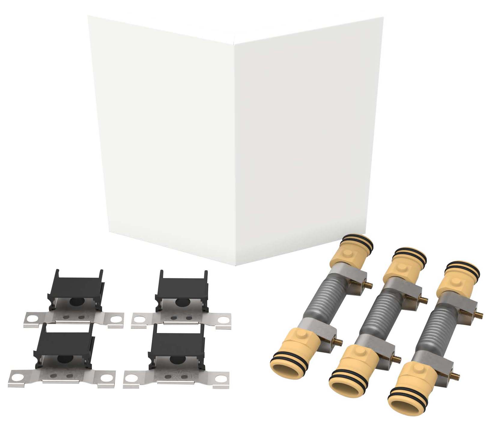 ThermaSkirt BM3 External Corner Set Connection - 135