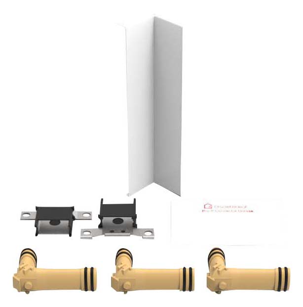 ThermaSkirt BM3 Internal Corner Set Connection - 90°
