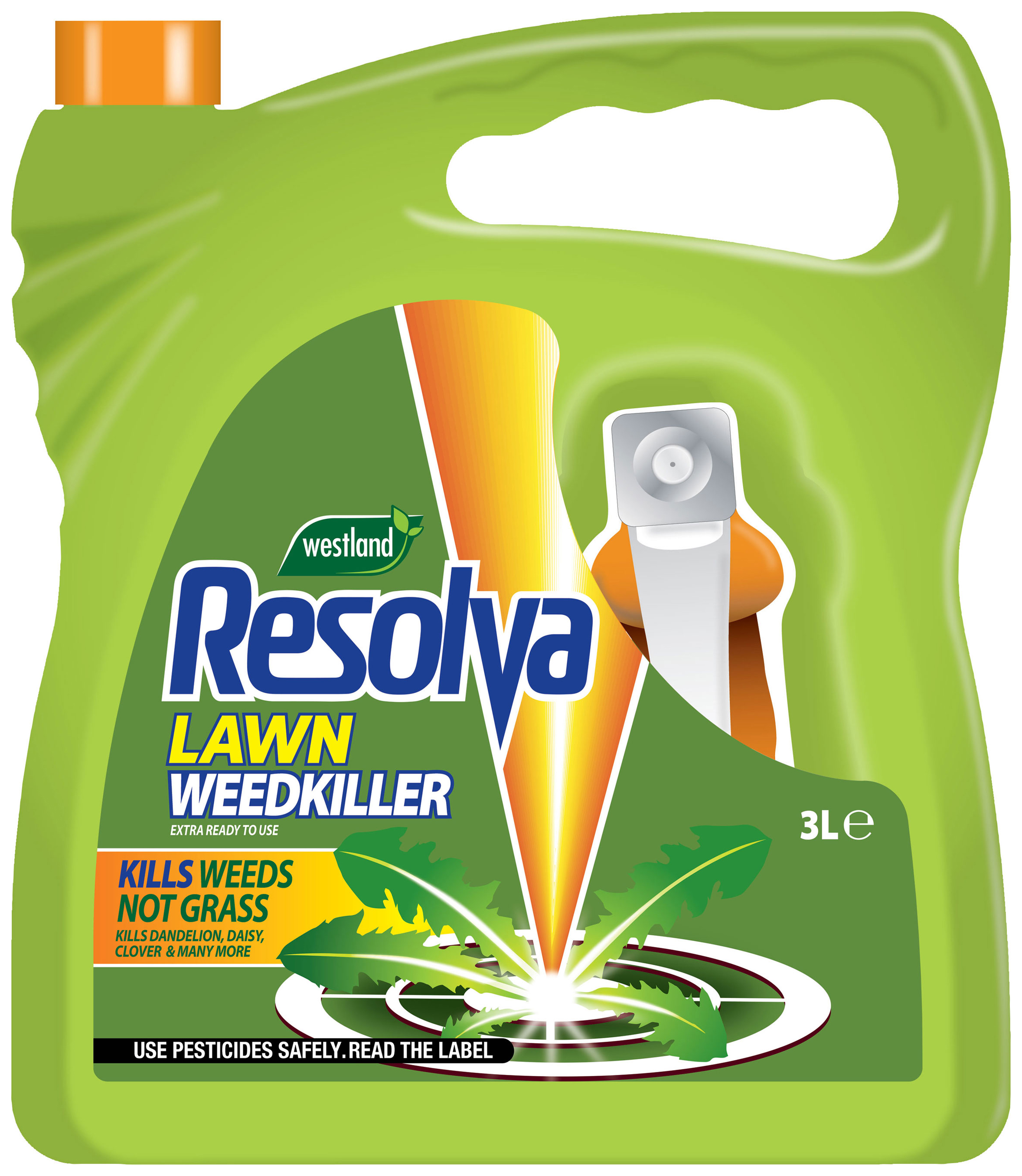 Resolva Xtra Ready to Use Lawn Weedkiller - 3L