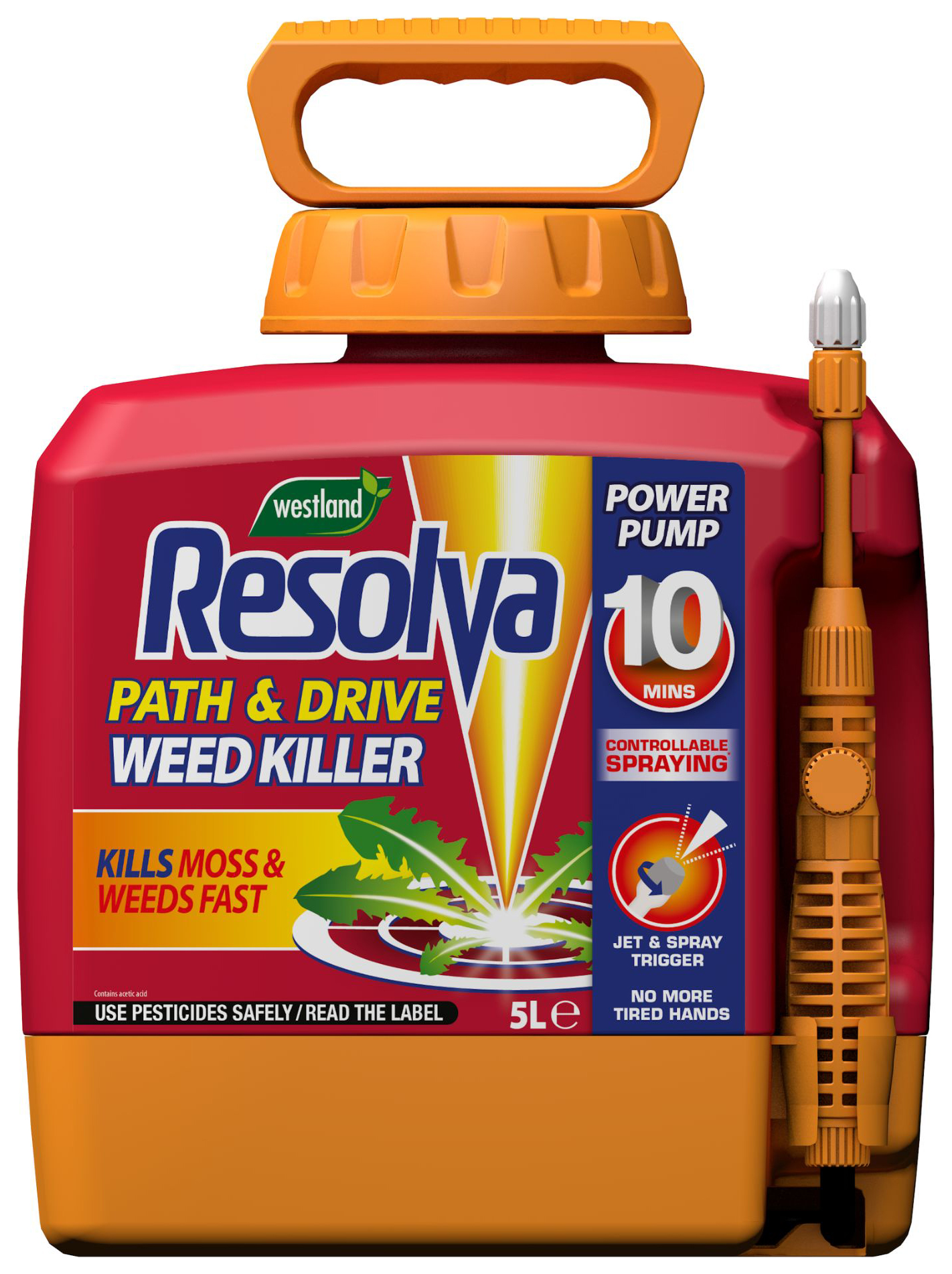 Resolva Power Pump Path & Drive Weedkiller - 5L