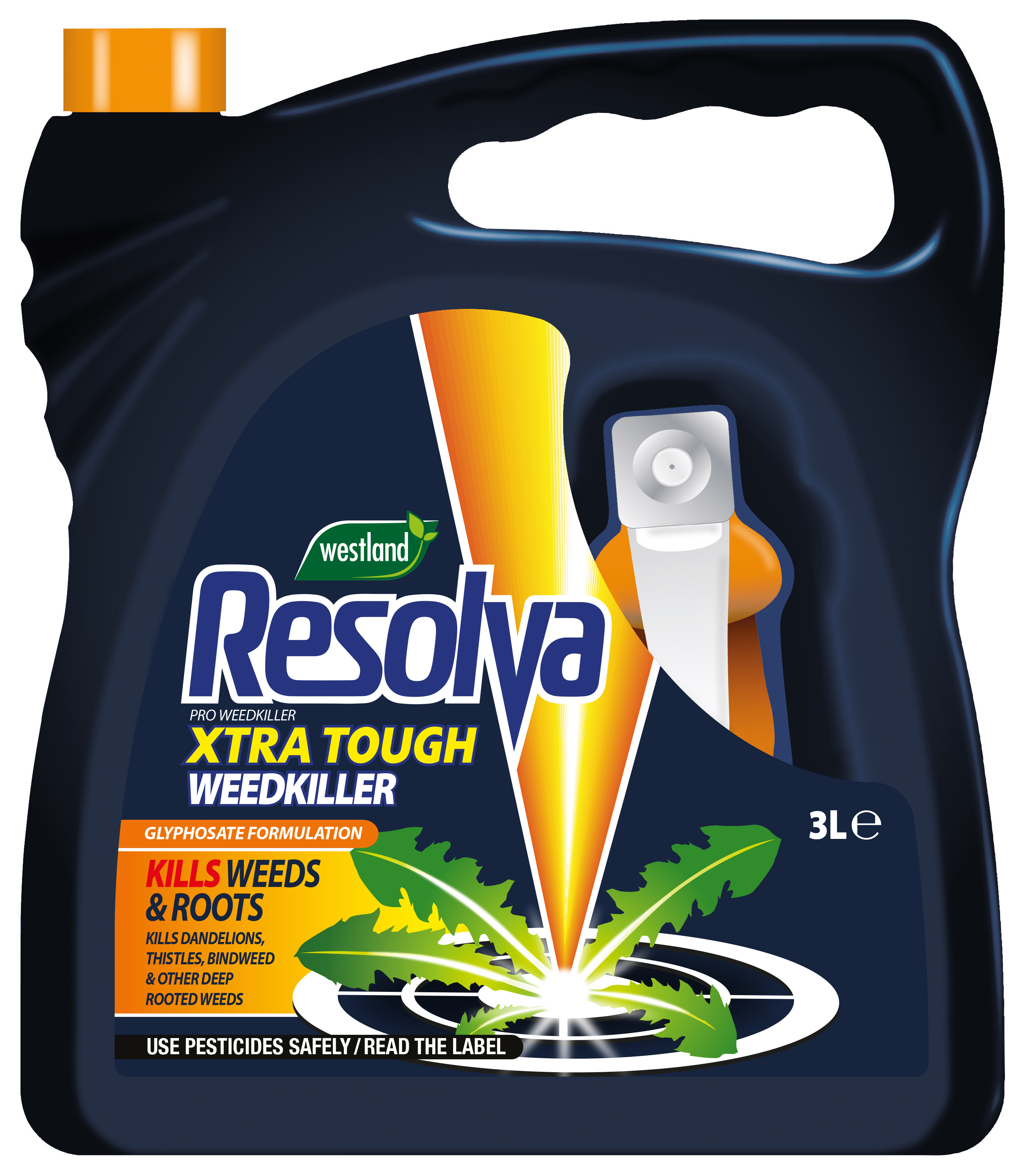 Resolva Xtra Tough Pro Ready-To-Use Weedkiller - 3L