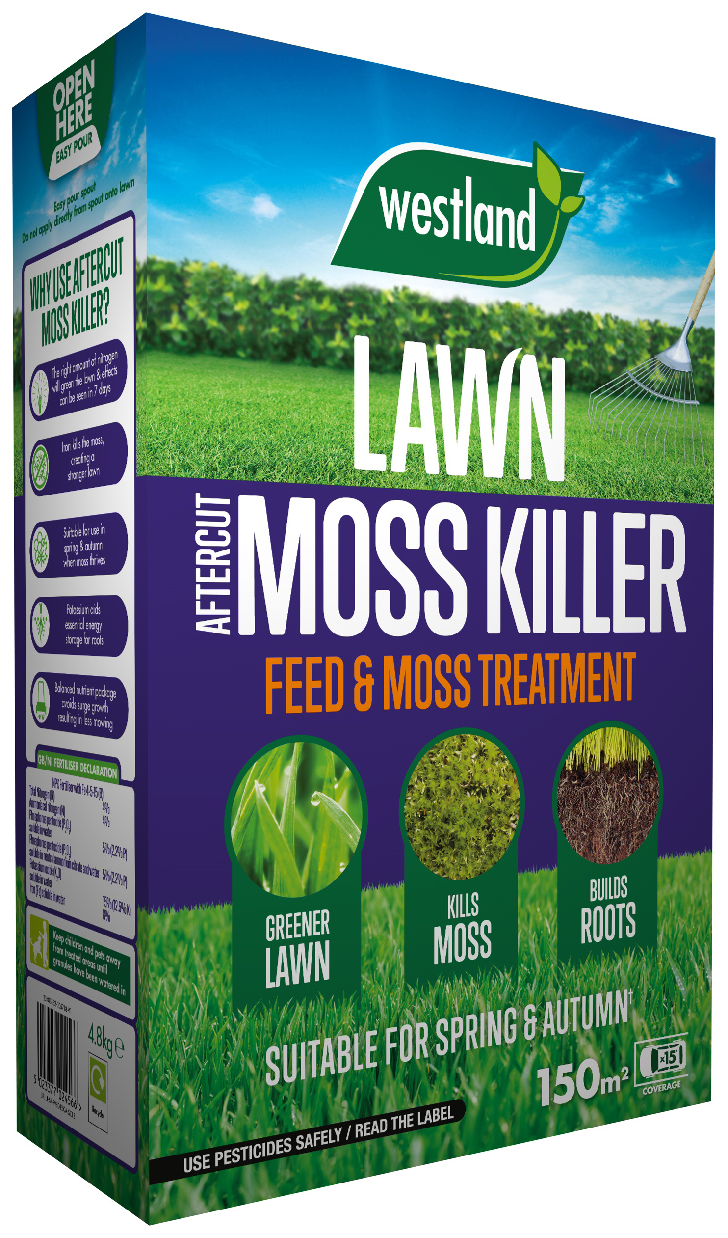 Westland Aftercut Moss Killer Box - 150m2