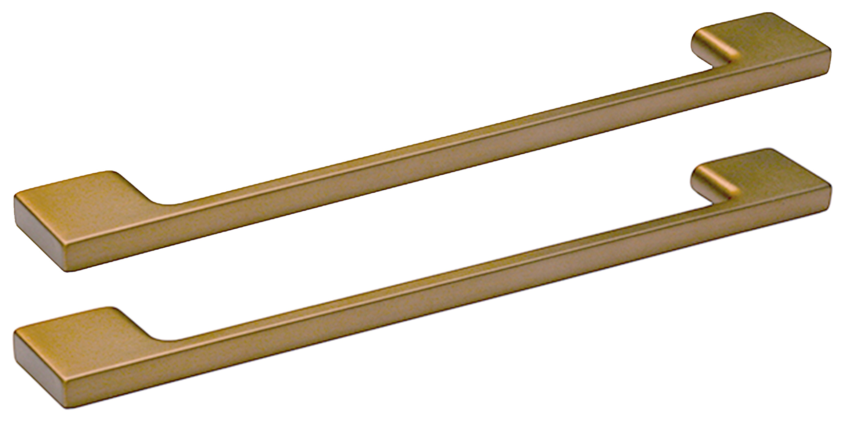 Abacus Concept Brushed Brass Bathroom Furniture Handle for Freestanding Unit - Pack of 2