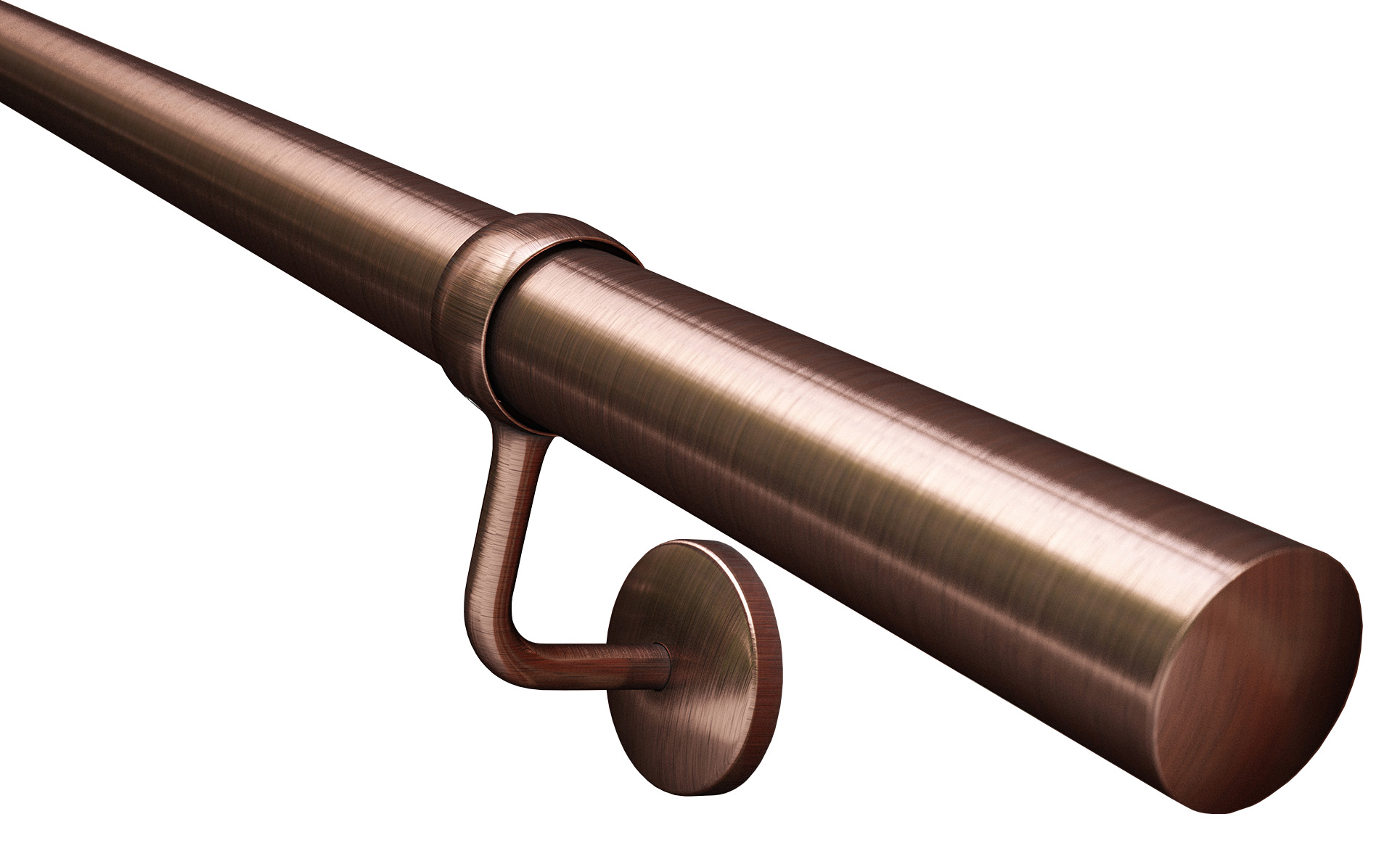 Rothley Antique Copper Indoor Handrail Kit - 1 x 1.2m