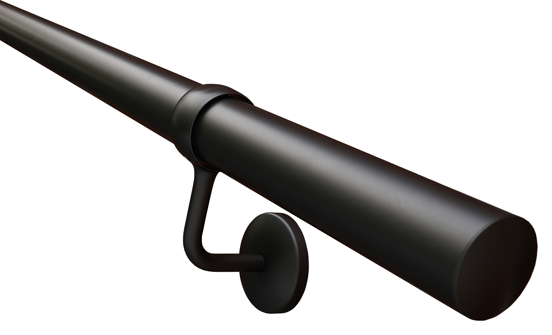 Rothley Black Indoor Handrail Kit - 1 x 1.2m