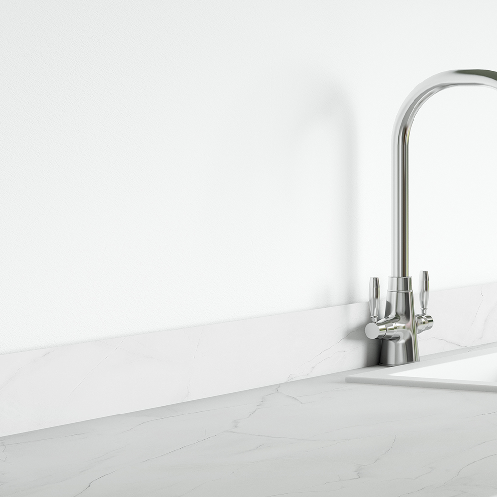 Upstand Marmo Paros 3000x70x12mm 6mm SPF