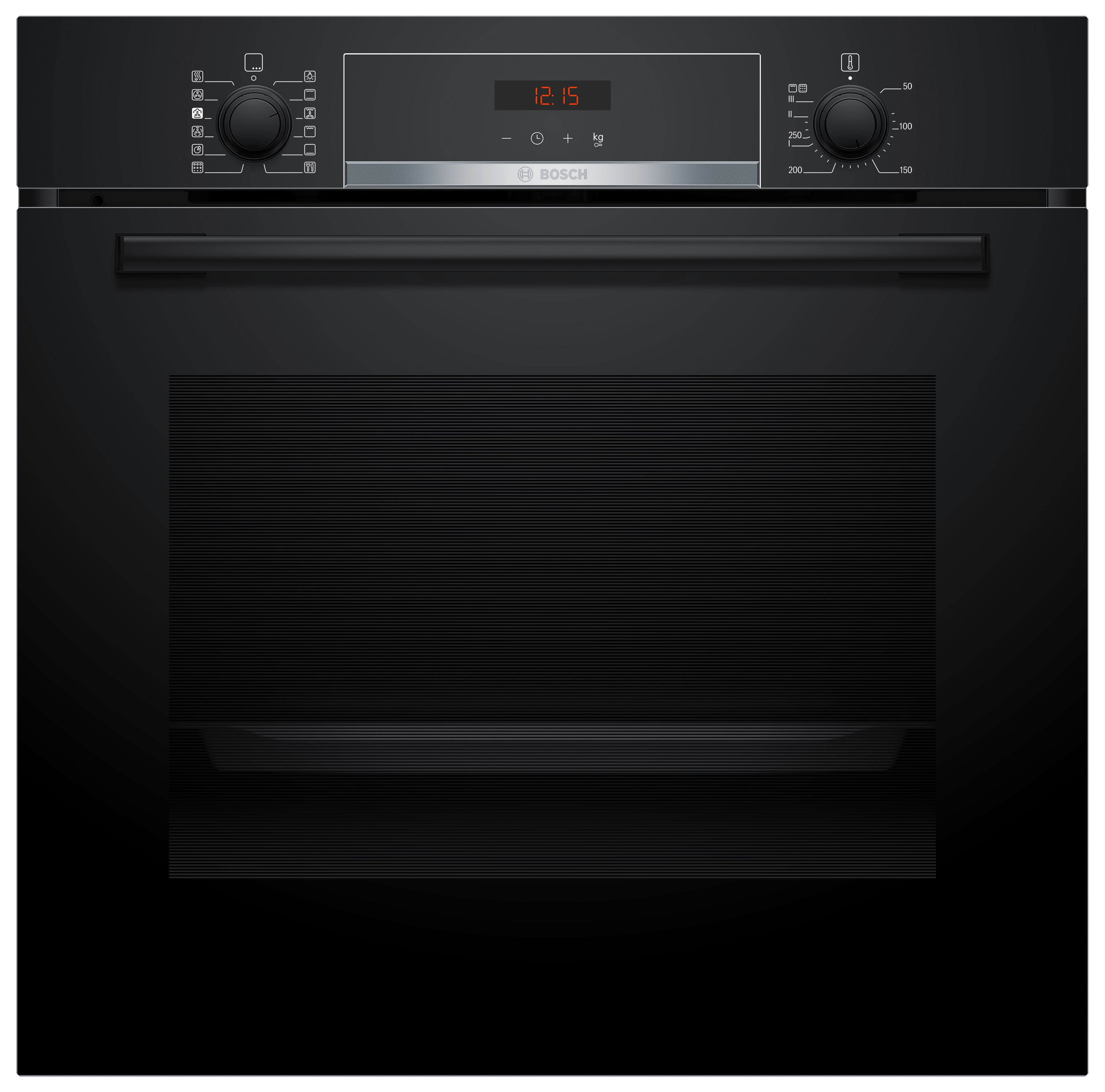 Bosch Series 4 HQA574BB3B Built in Single Oven with added steam - Black