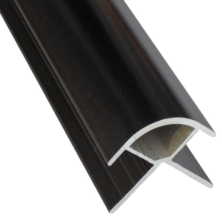 Wetwall Mermaid Black External Corner - 2420mm