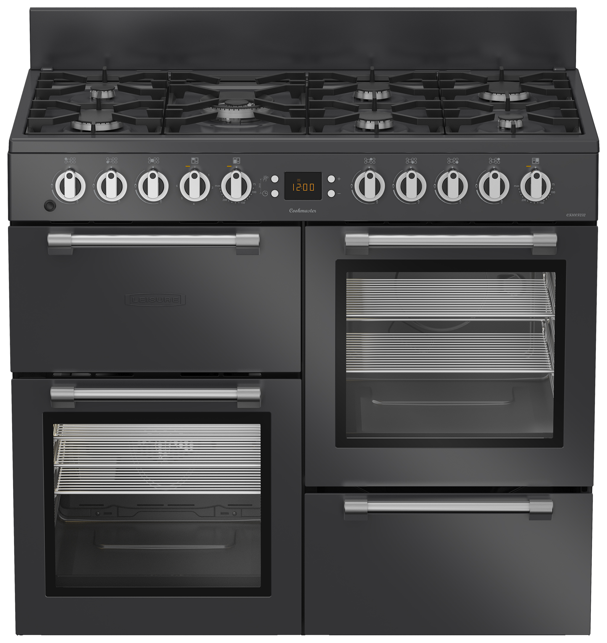 Leisure100cm Dual Fuel Range Cooker with Seven Gas Burners