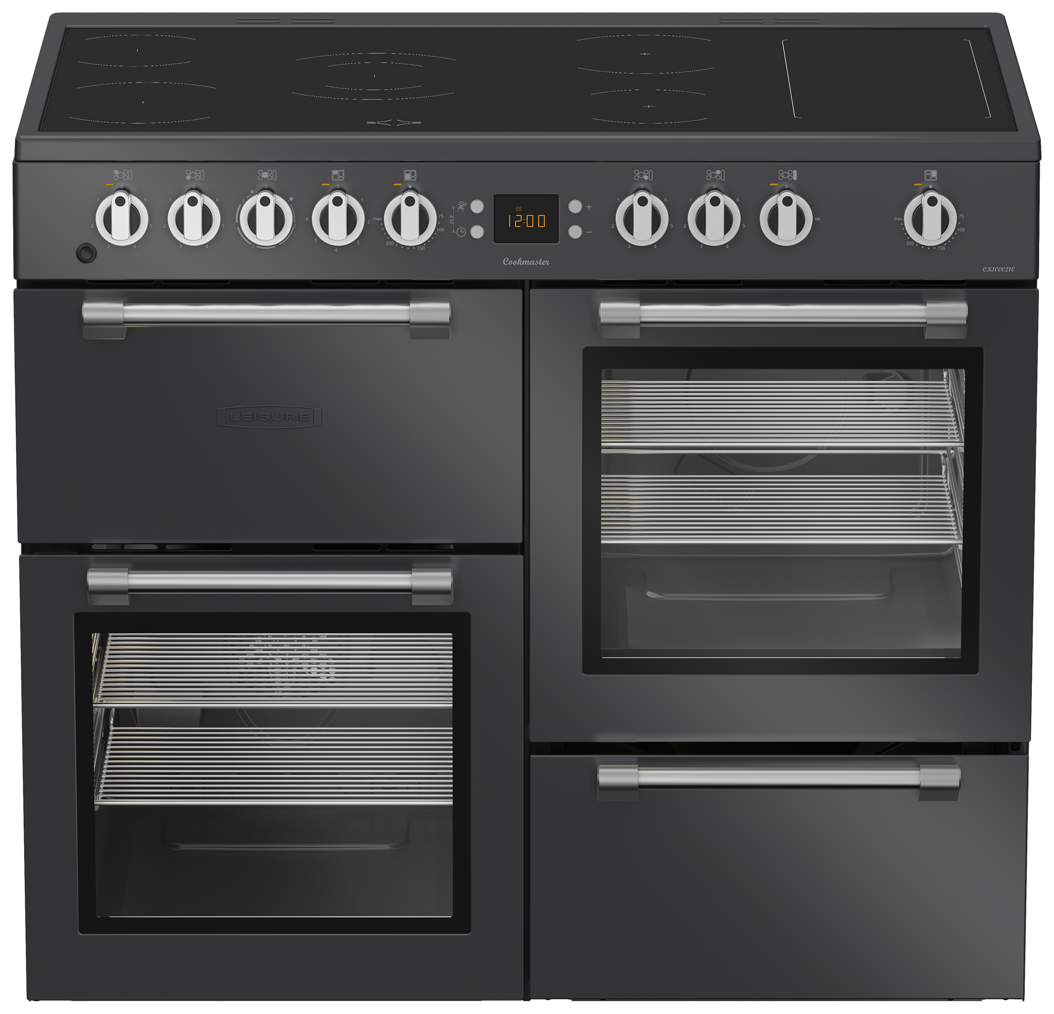 Leisure 100cm Electric Range Cooker with Five Ceramic Zones