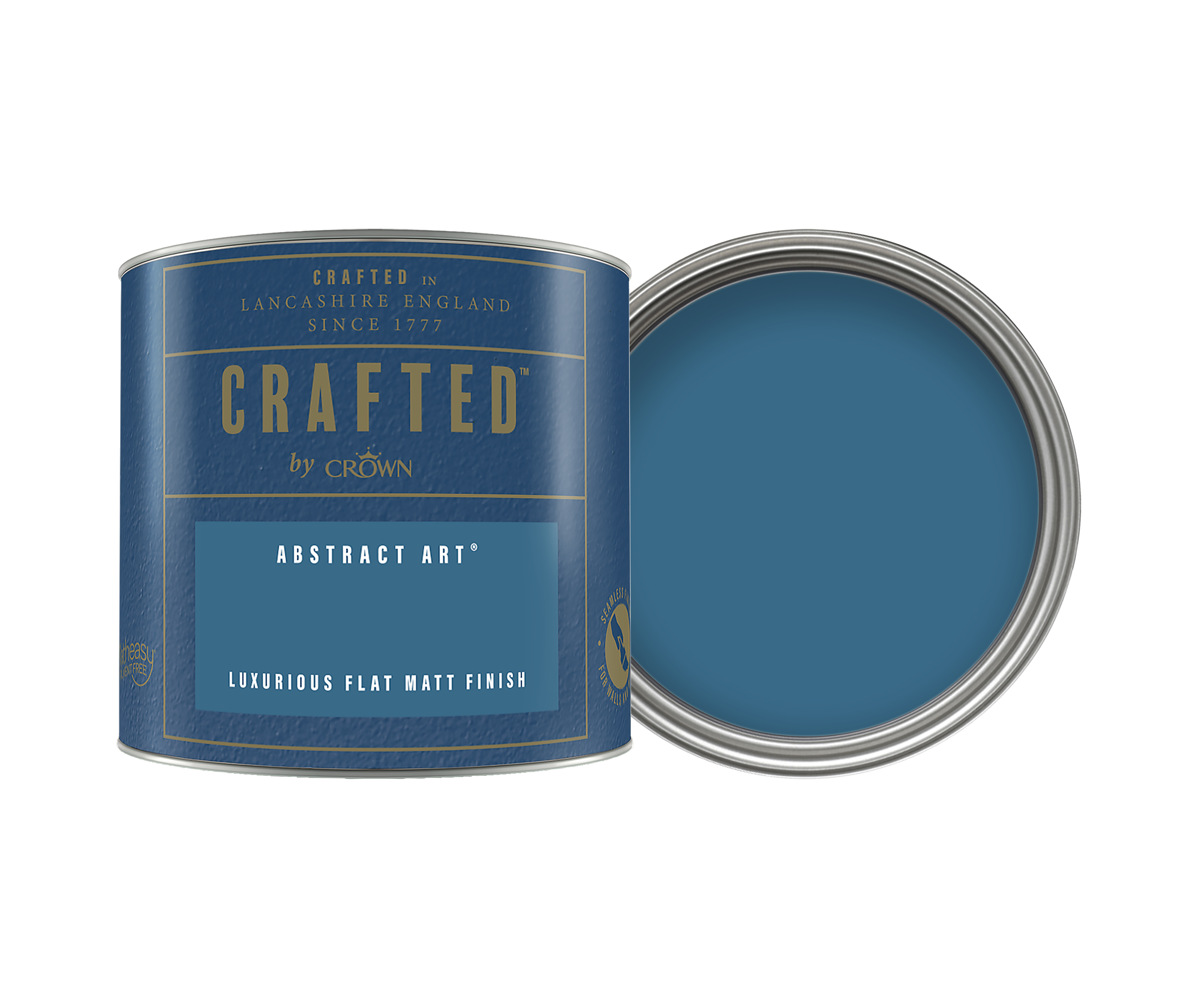 Crown Crafted Flat MattEmulsion Paint - Abstract Art - 125ml