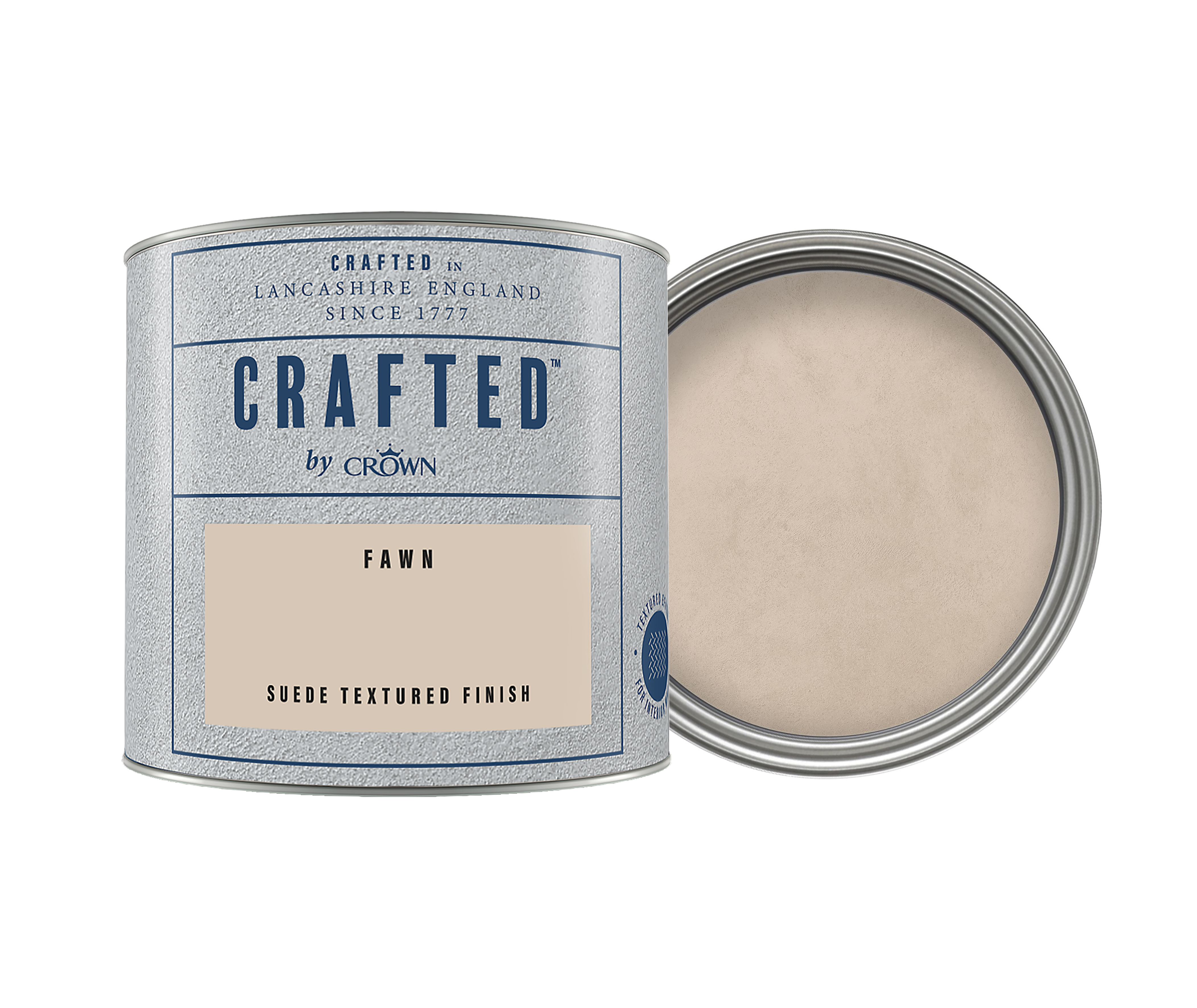 Crown Crafted Suede Textured Emulsion Paint - Fawn- 125ml