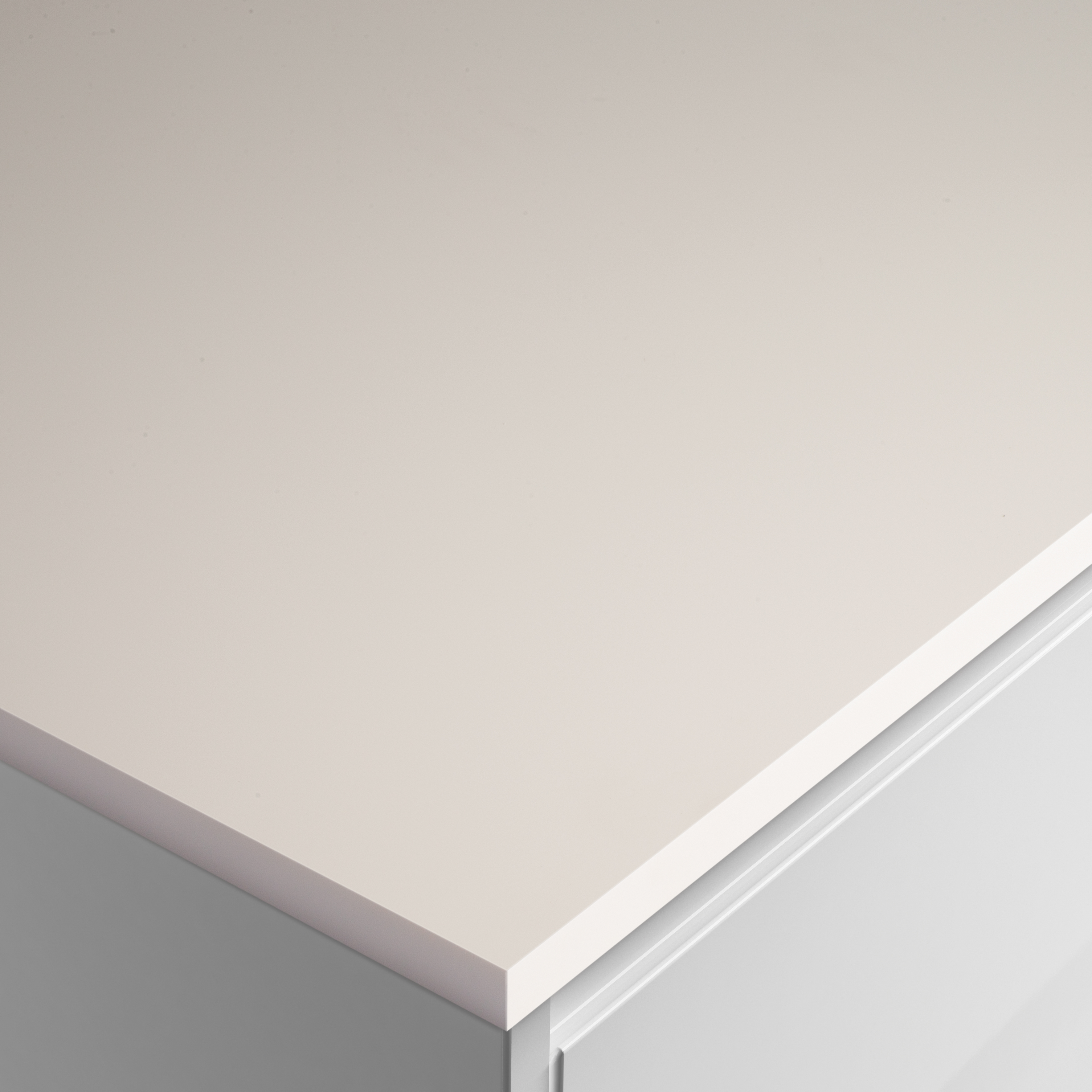 Metis White Breakfast Bar - 2440 x 900 x 15mm