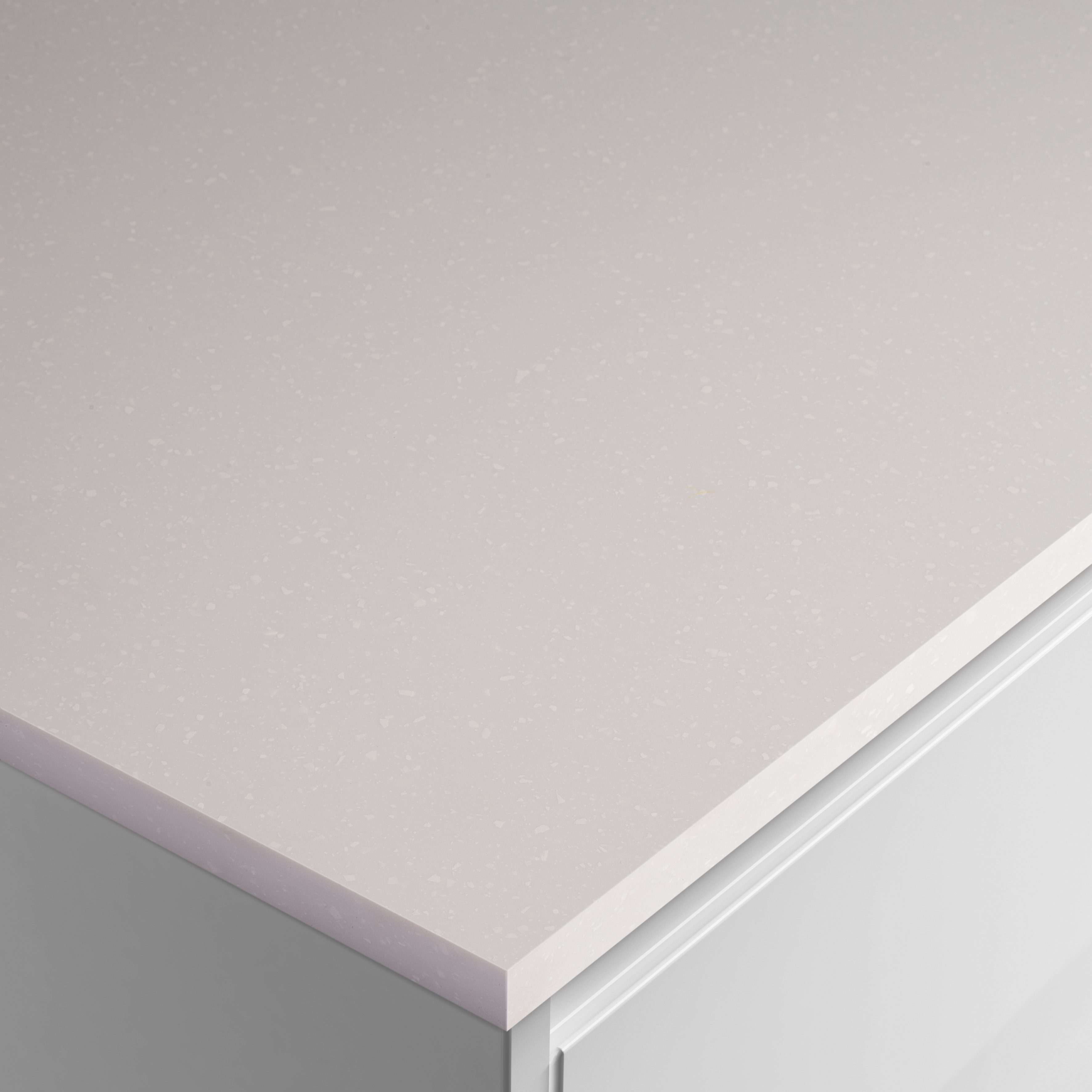 Metis White Fleck Breakfast Bar - 2440 x 900 x 15mm