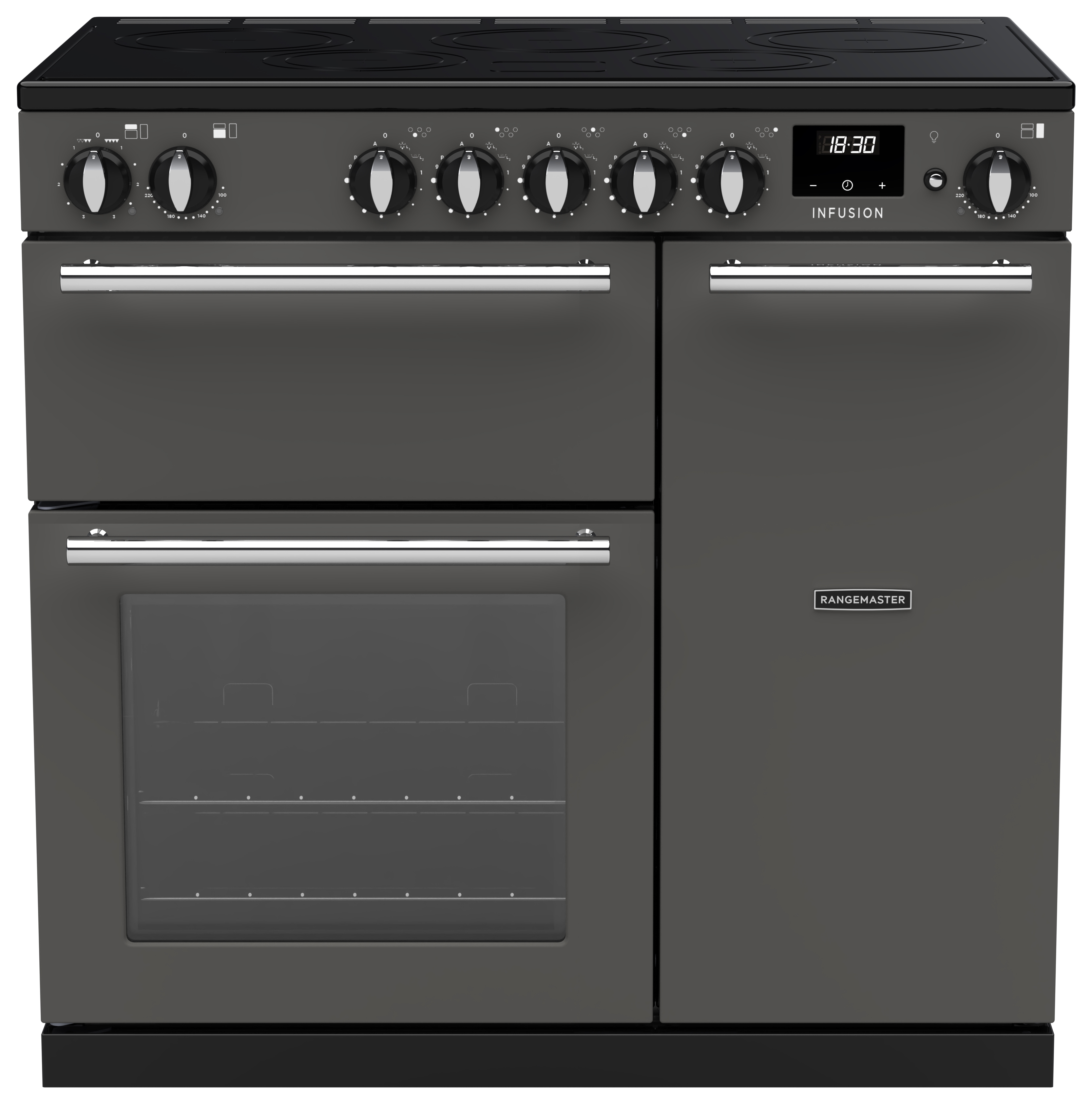 Rangemaster Infusion 90cm Induction Range Cooker - Slate