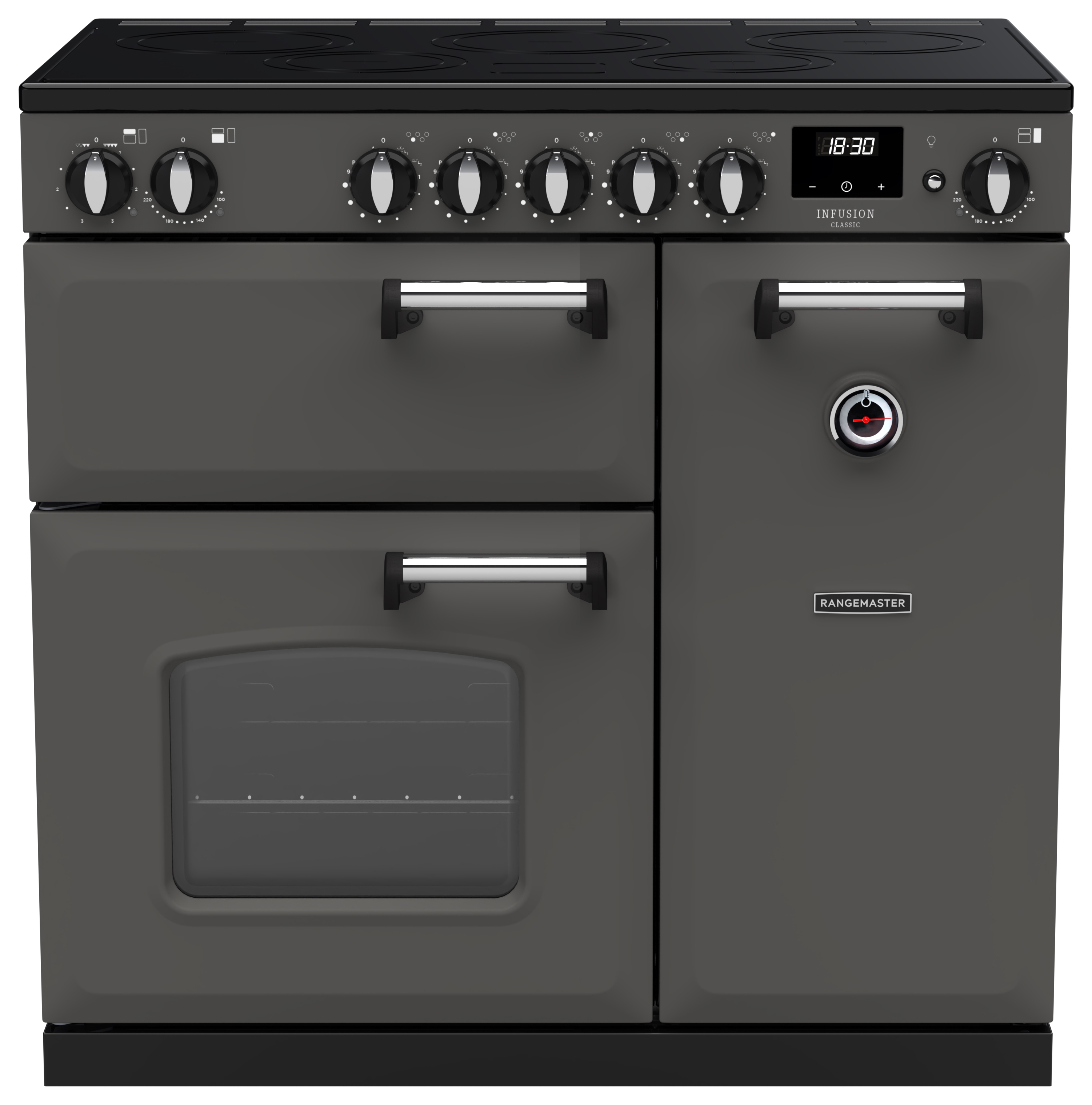 Rangemaster Infusion Classic 90cm Induction Range Cooker - Slate