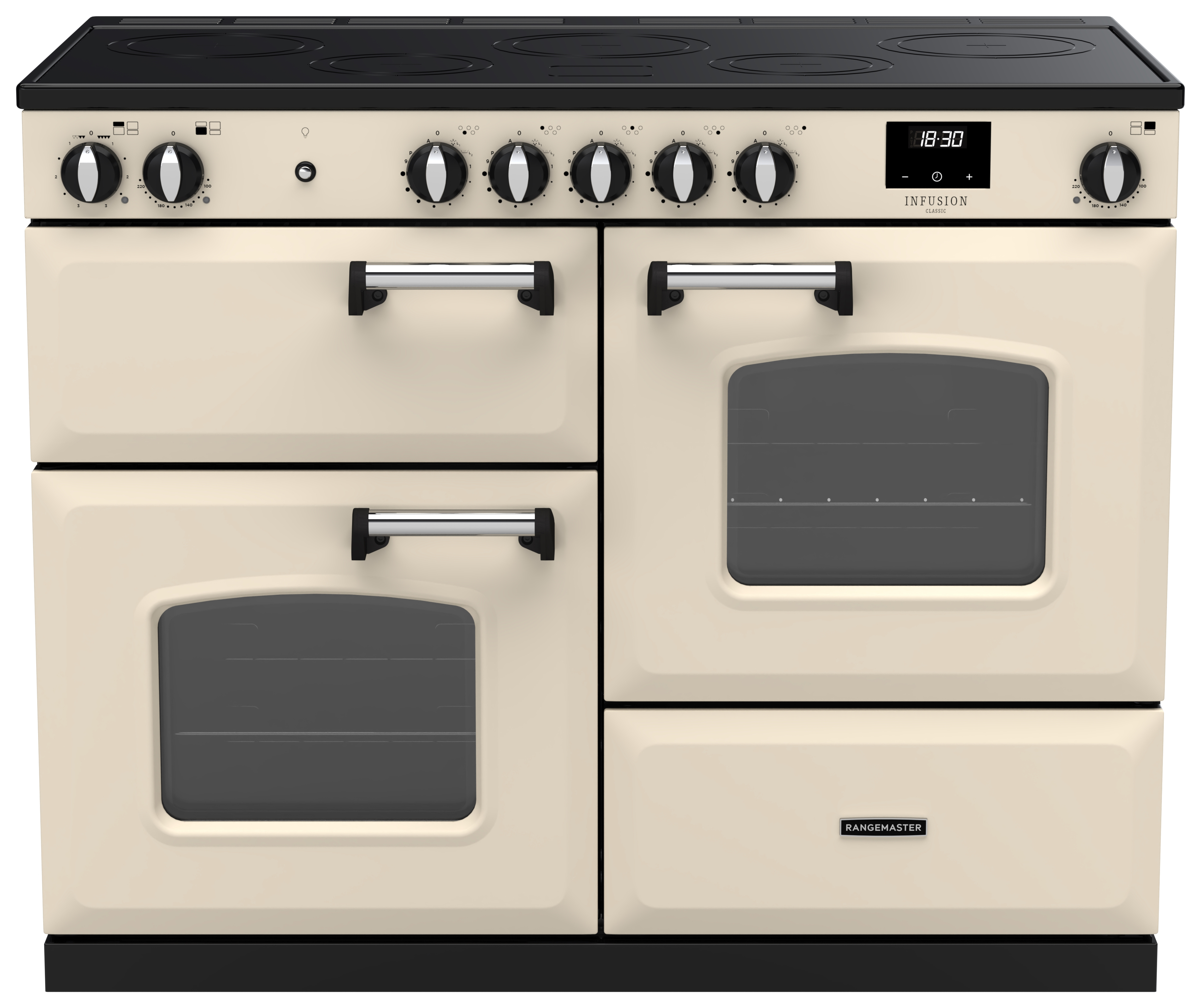 Rangemaster Infusion Classic 110cm Induction Rangecooker - Pale Cream