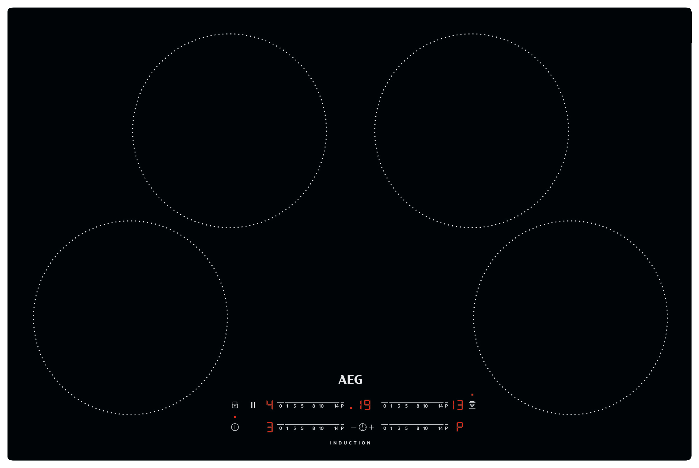 AEG IKX84401CB 80cm Induction Hob - Black