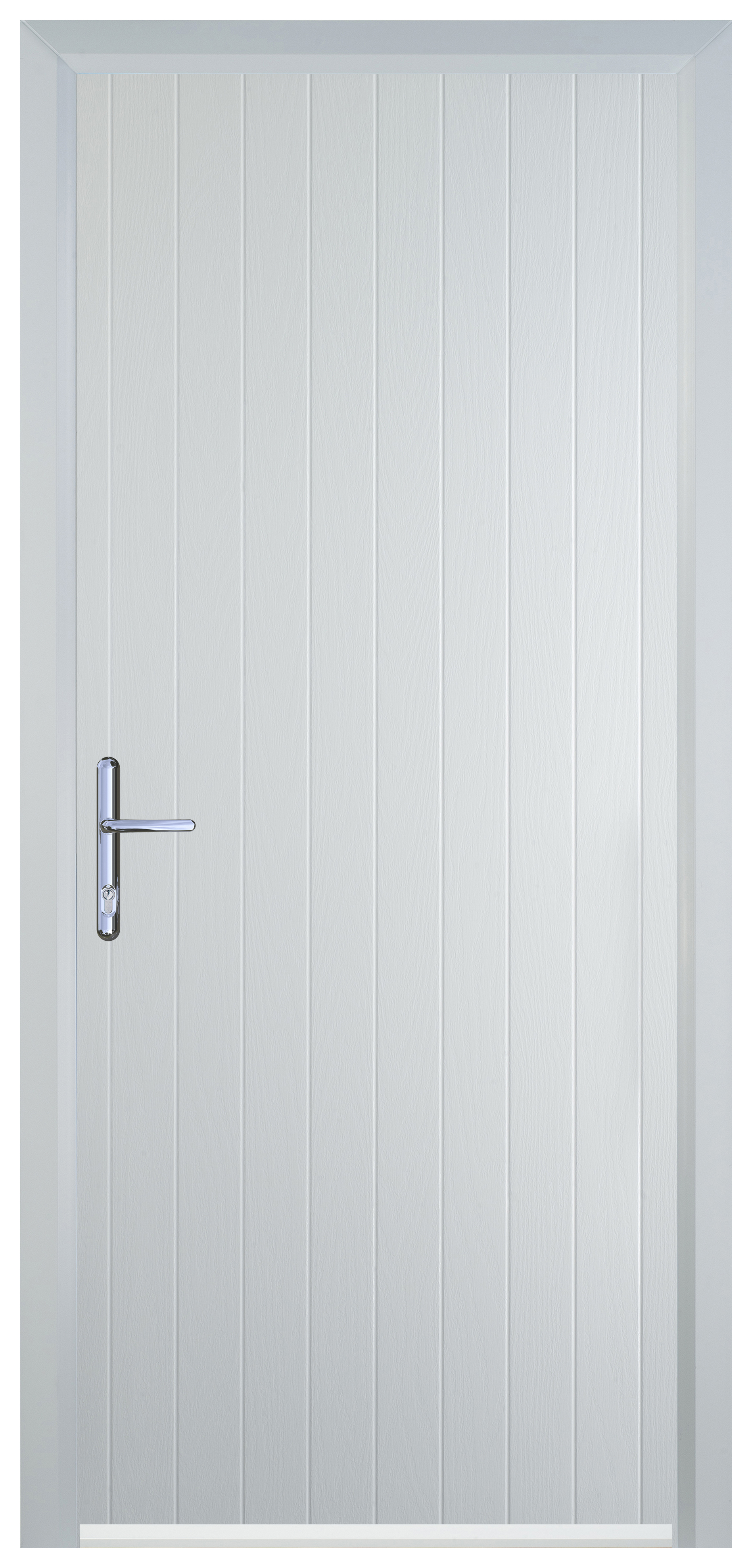 Door-Stop Cottage White Right Hand FD30 Integral Garage Fire Door Set - 2079mm