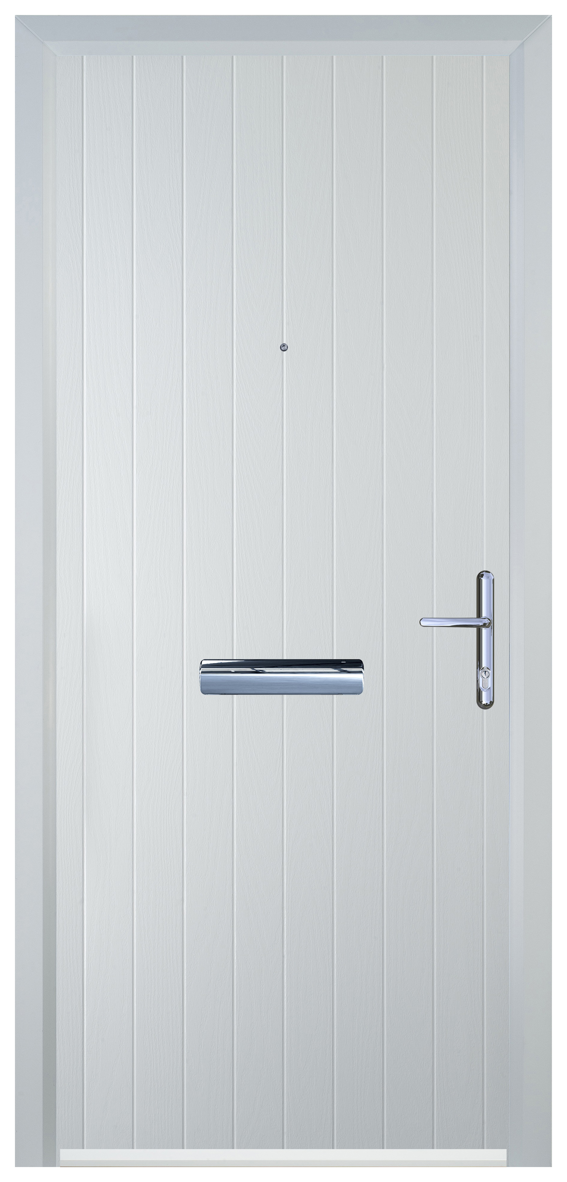 Door-Stop Cottage White Left Hand FD30 Fire Door Set - 2090mm