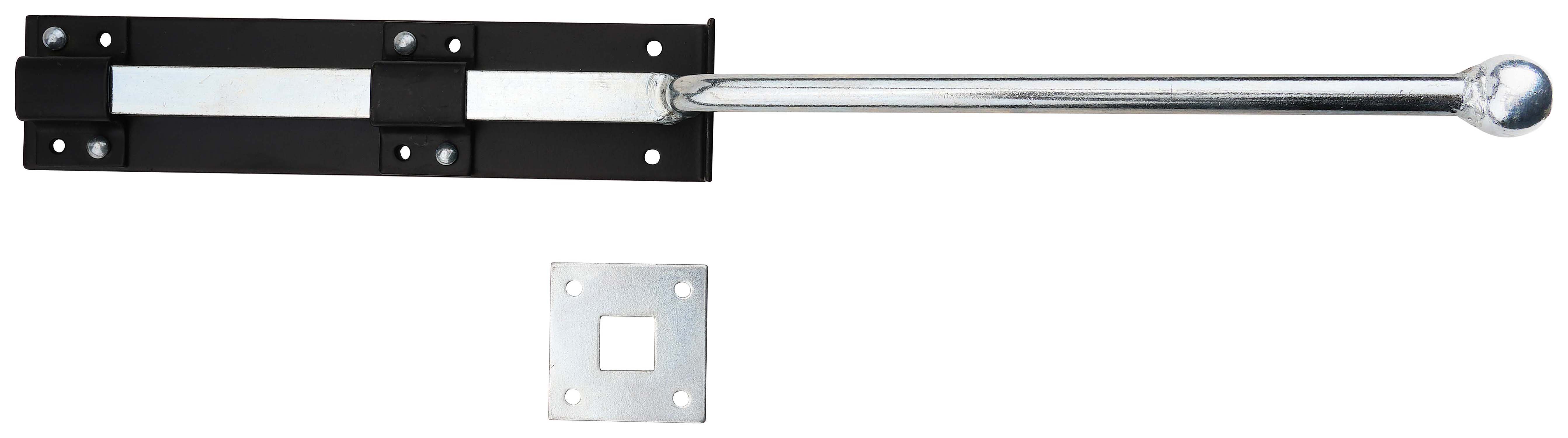Black Steel Monkey Bolt - 450mm