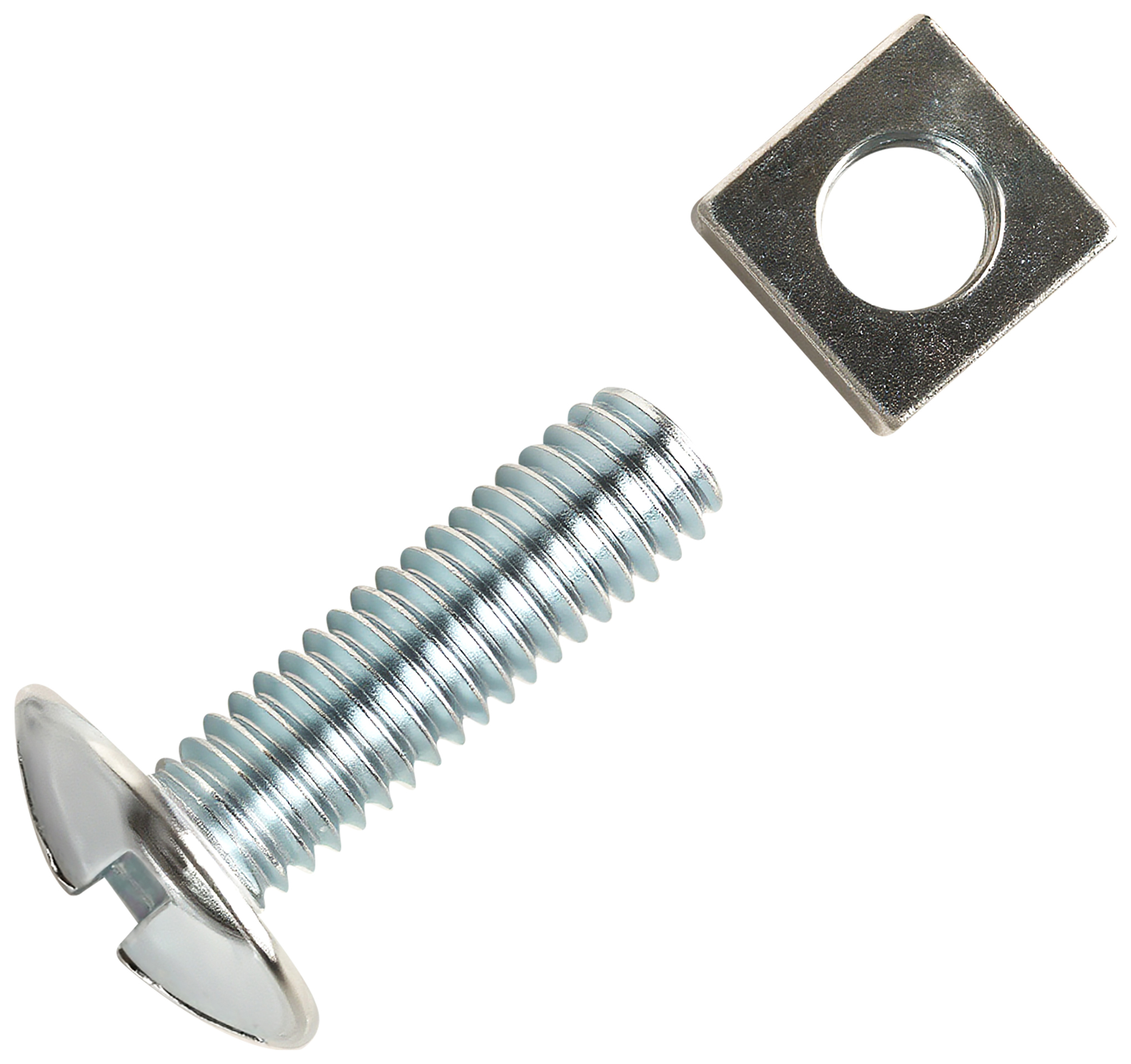 Wickes Mushroom Head Roofing Bolt & Nut - M6 x 20 - Pack of 10