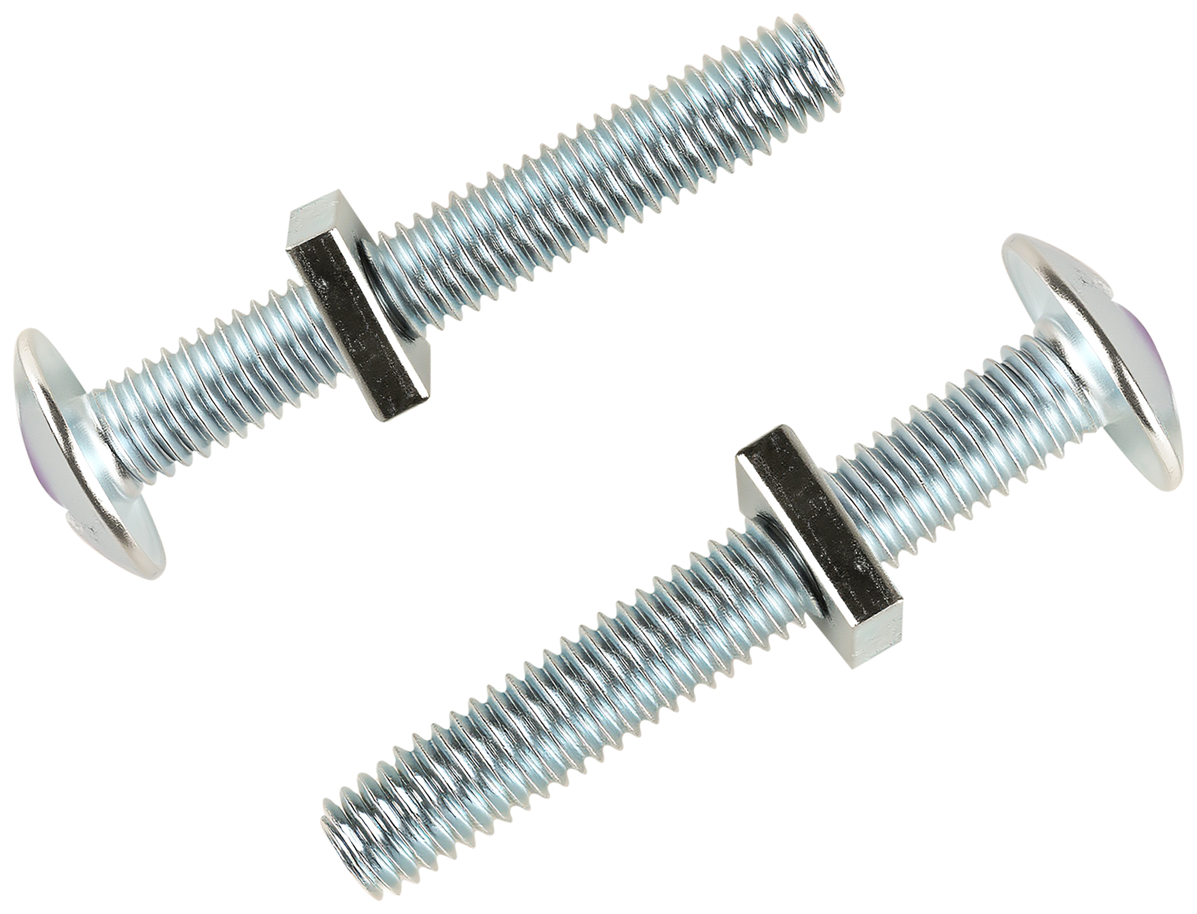 Wickes Mushroom Head Roofing Bolt & Nut - M6 x 40 - Pack of 10
