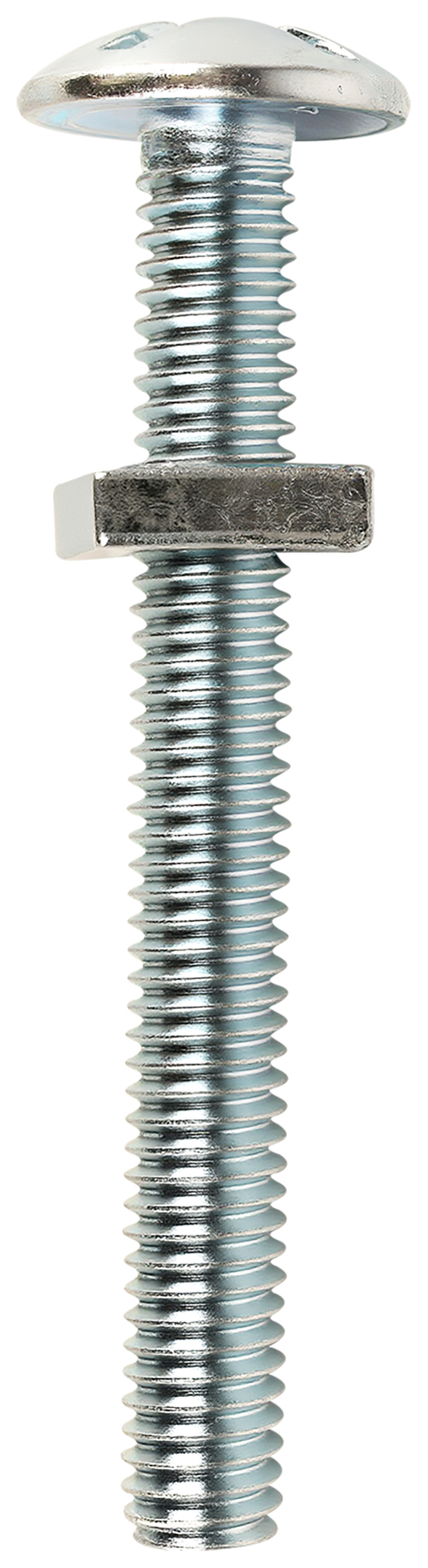 Wickes Mushroom Head Roofing Bolt & Nut - M6 x 50 - Pack of 10