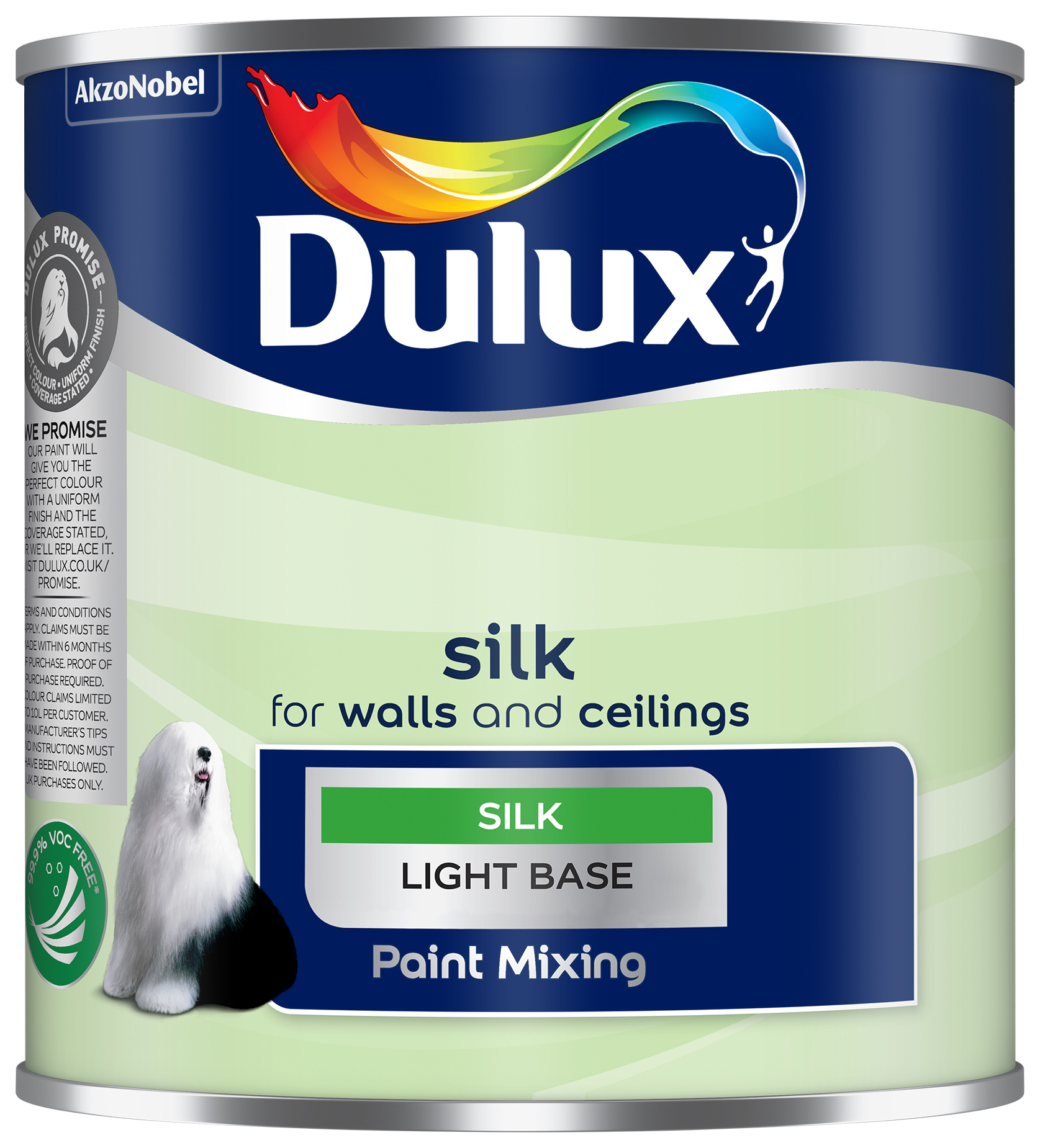 Dulux Colour Mix Silk Light Base - 1L