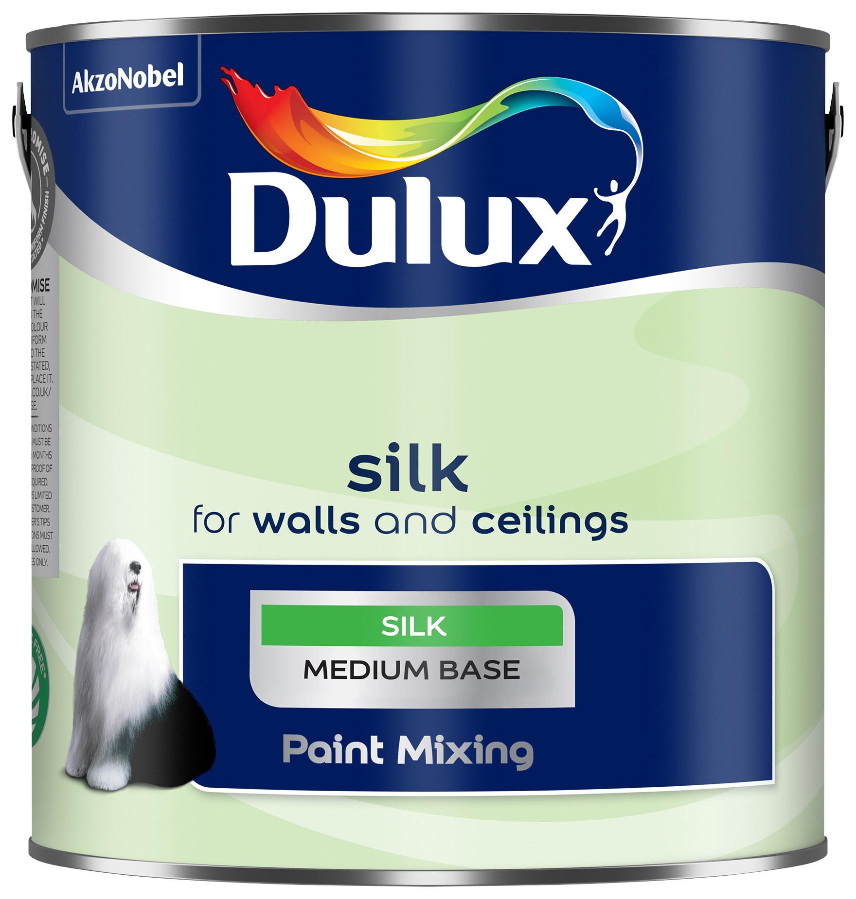 Dulux Colour Mixing Silk Paint - Medium Base - 2.5L