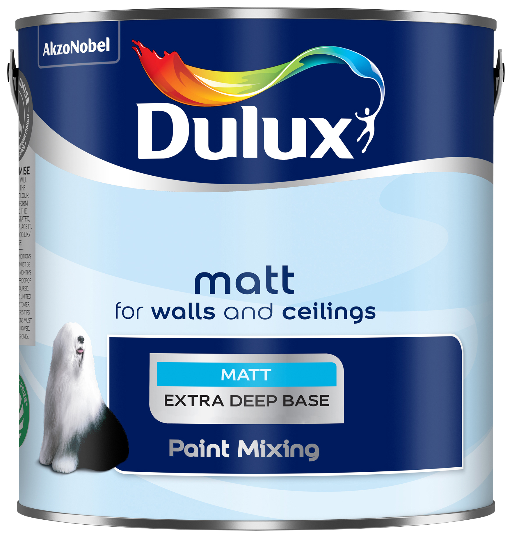 Dulux Colour Mix Matt Extra Deep Base - 2.5L