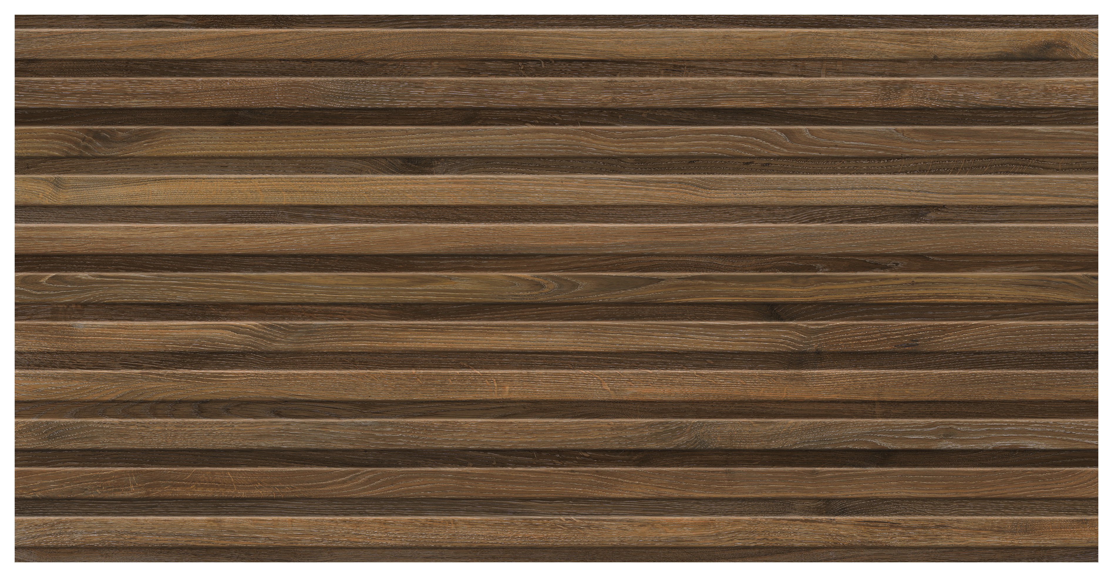 Wickes Boutique Nordika Walnut Structured Dcor Porcelain Wall Tile - Cut Sample