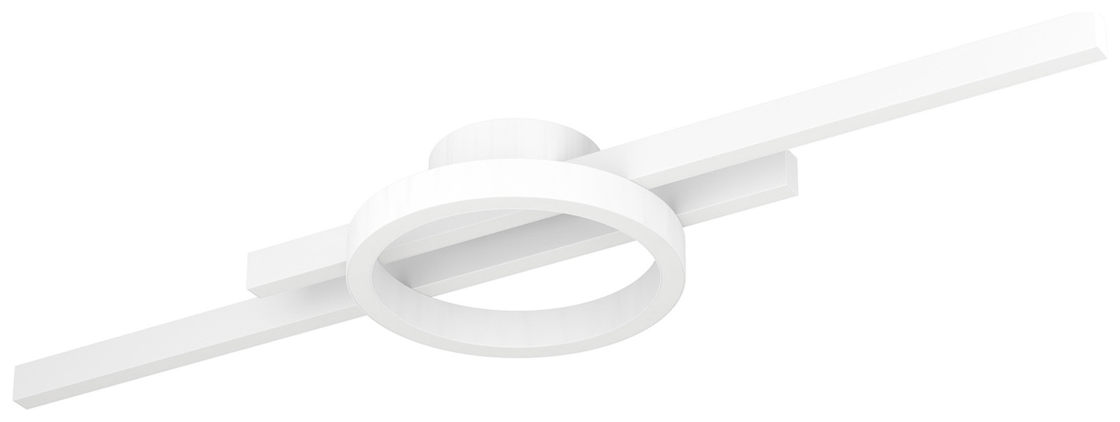 Eglo Amandolo LED Contemporary Flush Ceiling Light - White