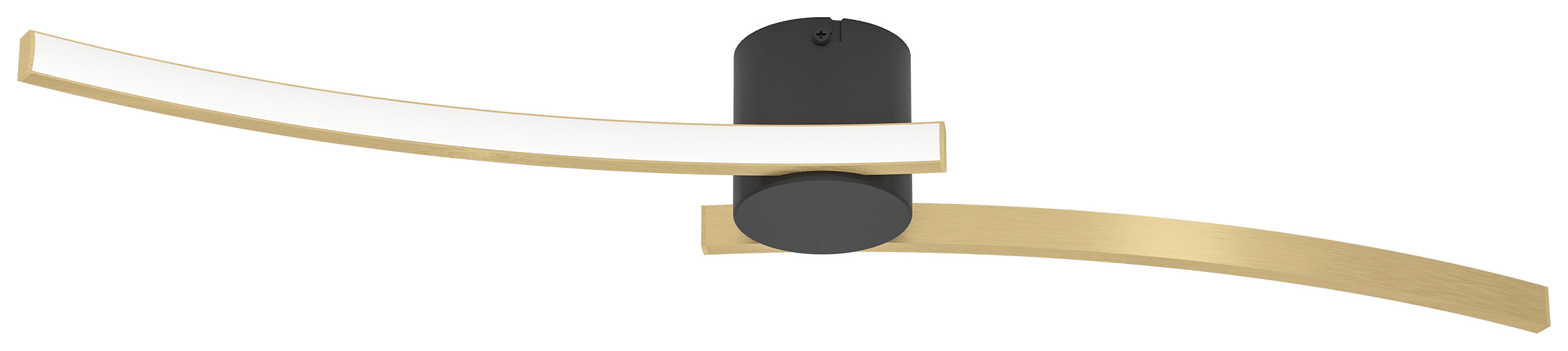 Eglo Aieta Ceiling Light - Black & Brushed