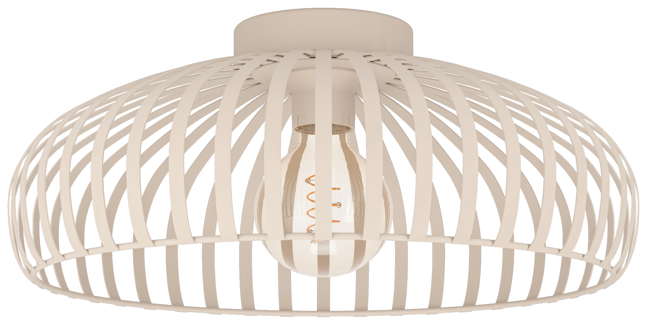 Eglo Mogano 3 Sandy Caged Ceiling Light - 430mm