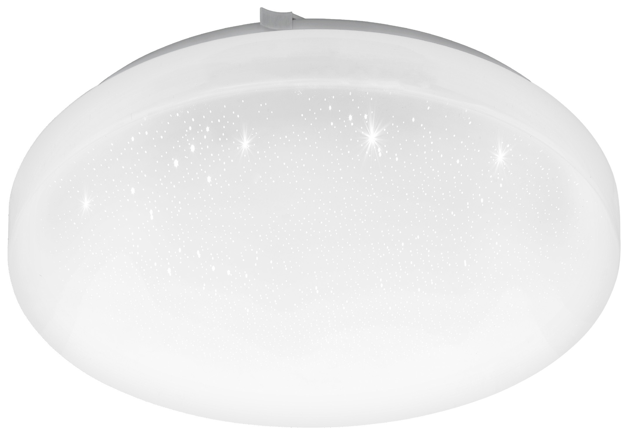 Eglo Frania-S White Crystal Effect Ceiling Light - 280mm